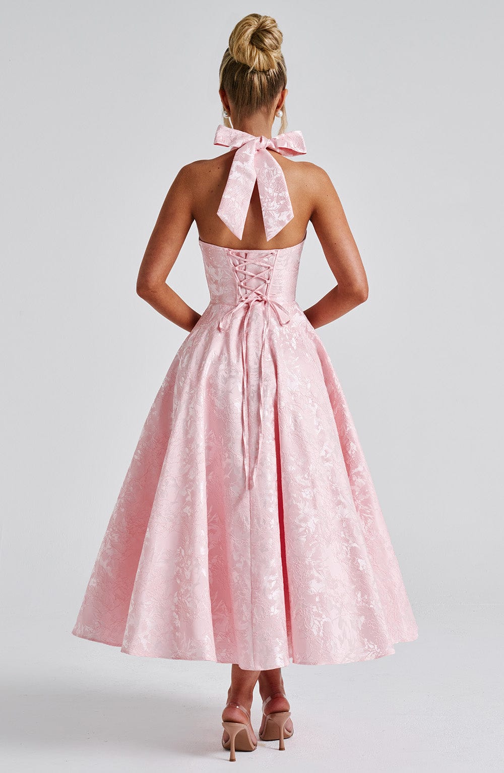 Tilly | Elegant Midi Dress Pink