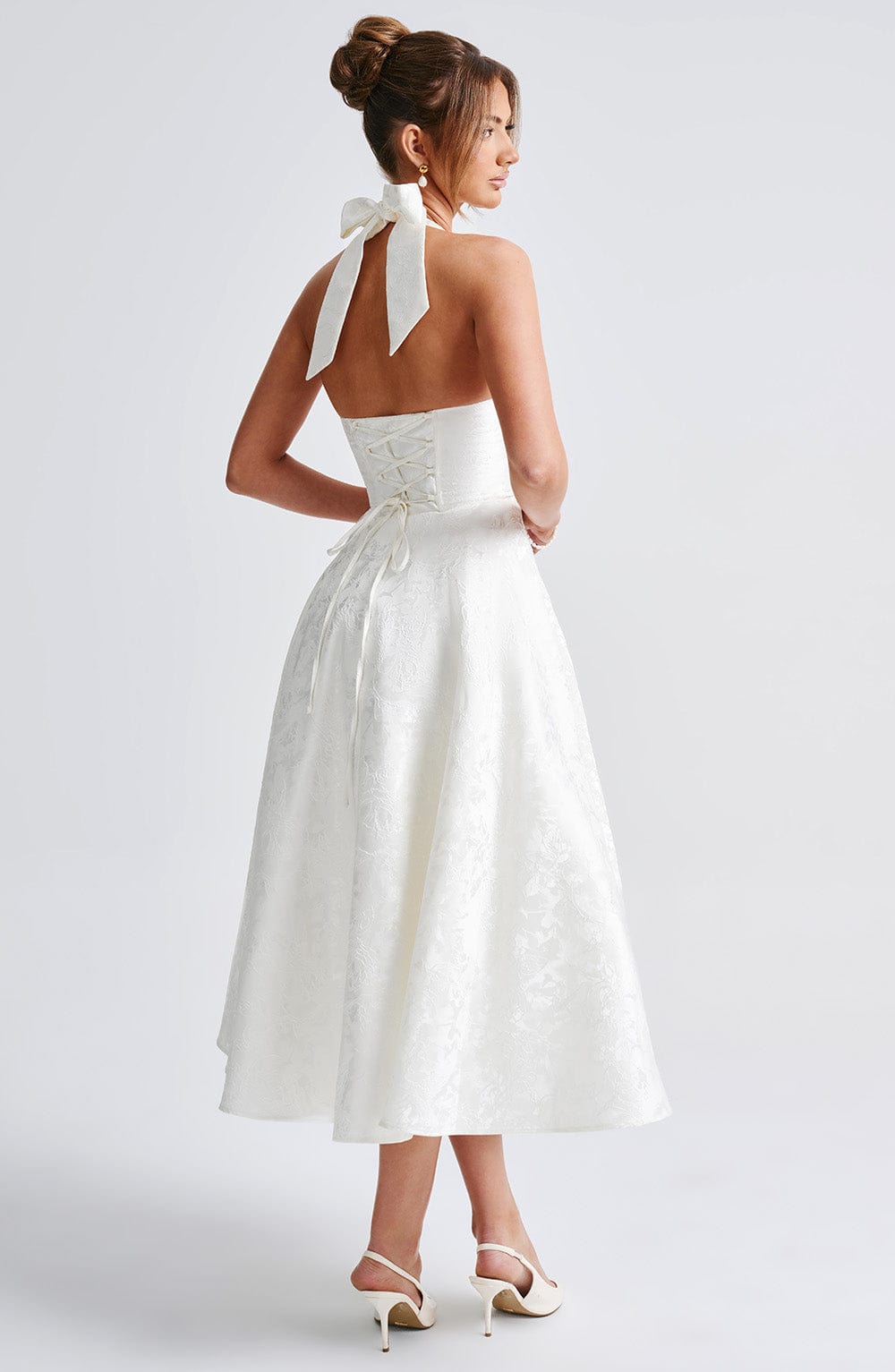 Tilly | Elegant Midi Dress White