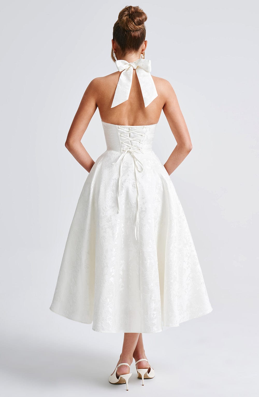 Tilly | Elegant Midi Dress White