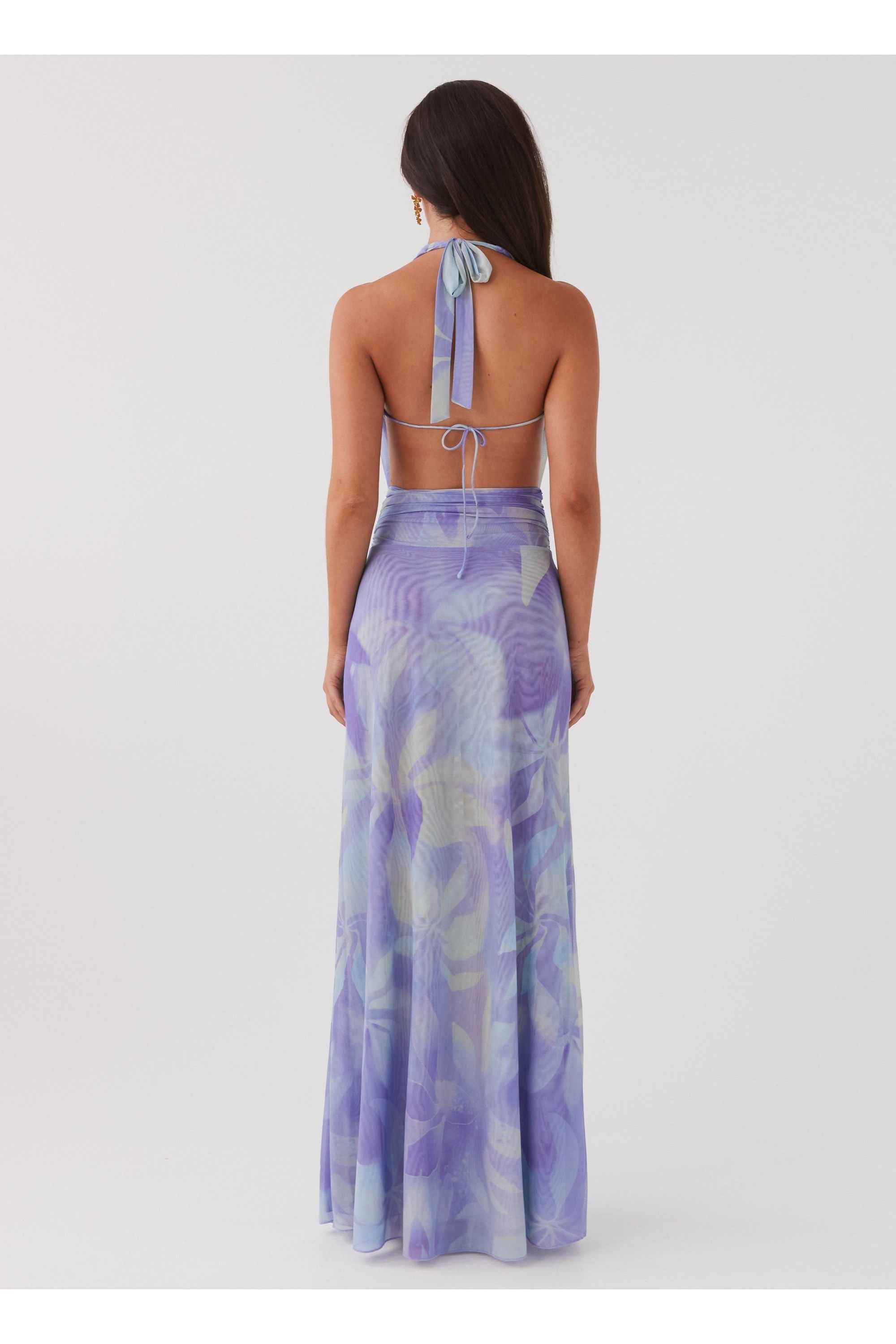Elowen | Multicolor Maxi Dress Light Purple