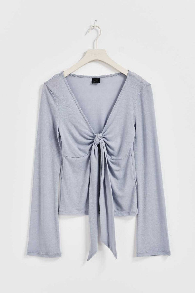 Jessalyn | Knot Tie Top Light Blue