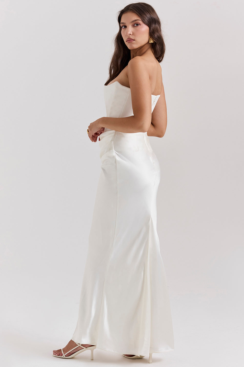Olivia | Elegant Maxi Dress White