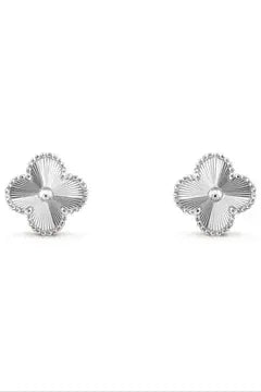 Clover Earrings Silver