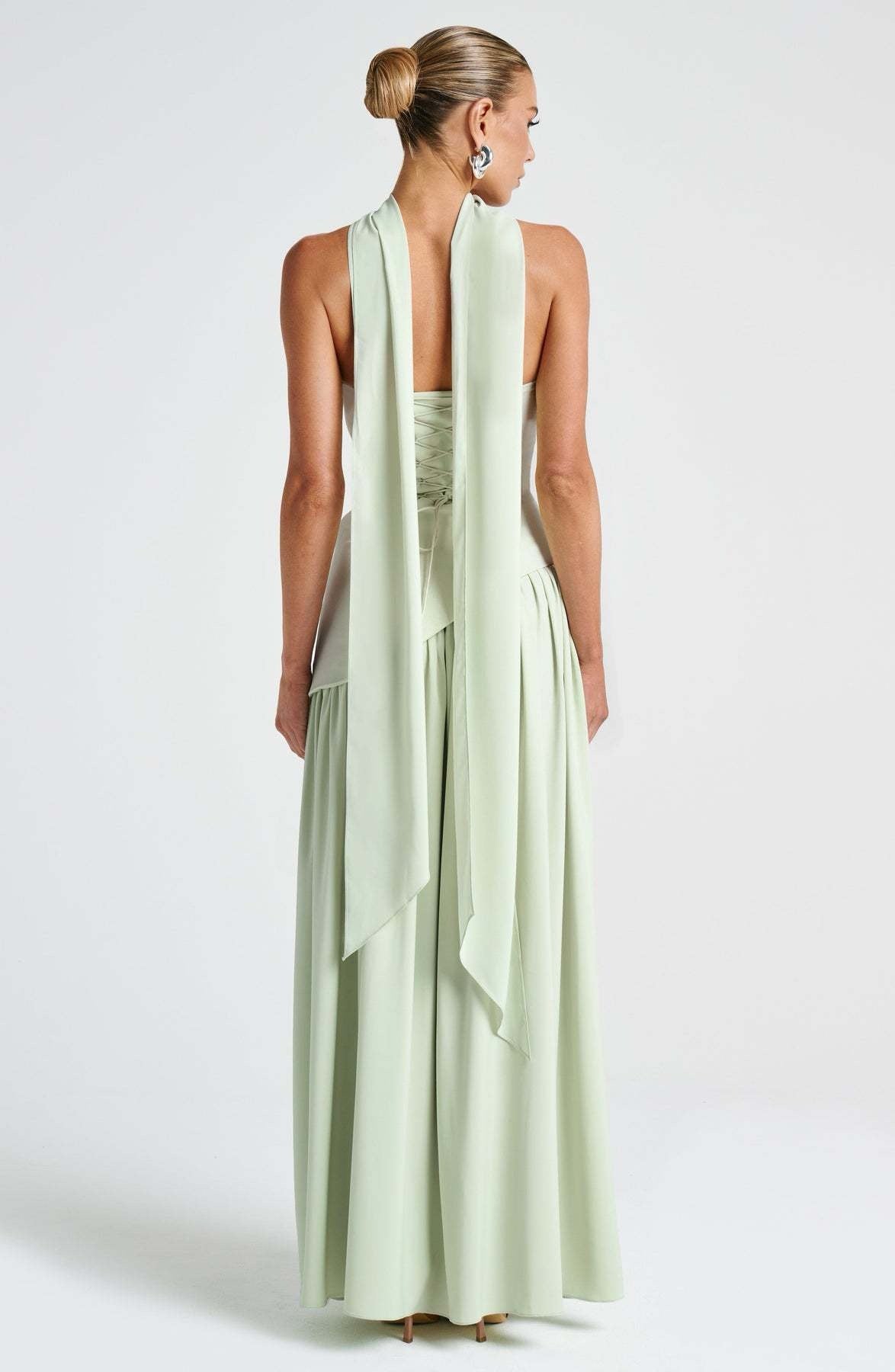 Sainte | Elegant Maxi Dress Light Green