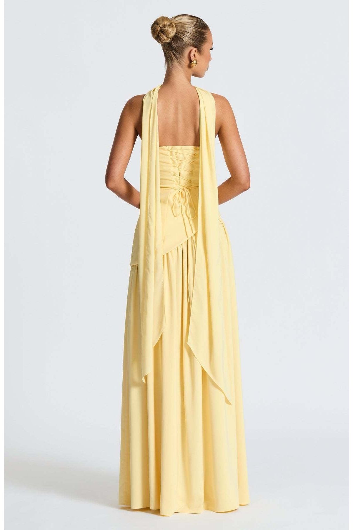 Sainte | Elegant Maxi Dress Brown