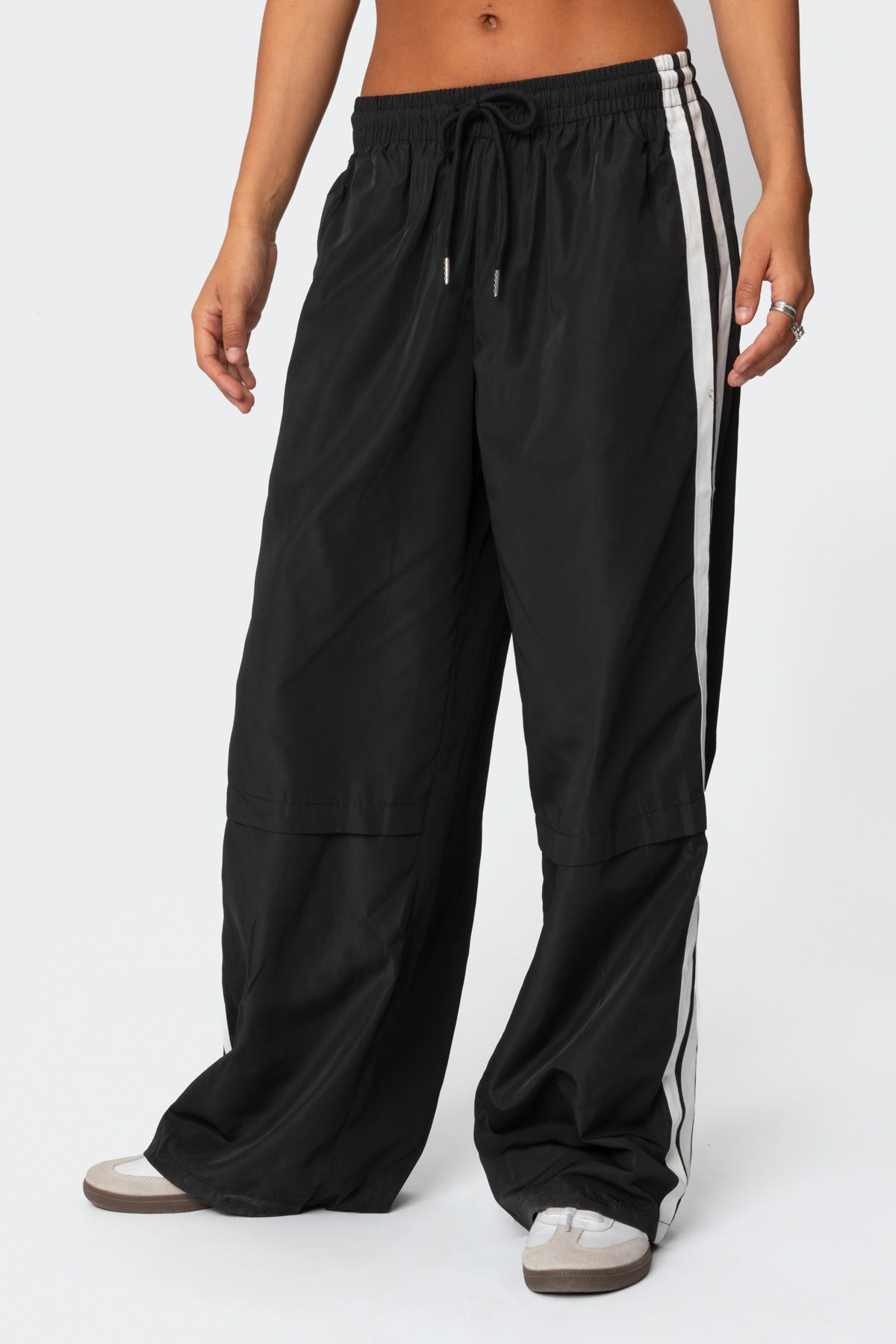 Ember | Y2K Track Pants Black