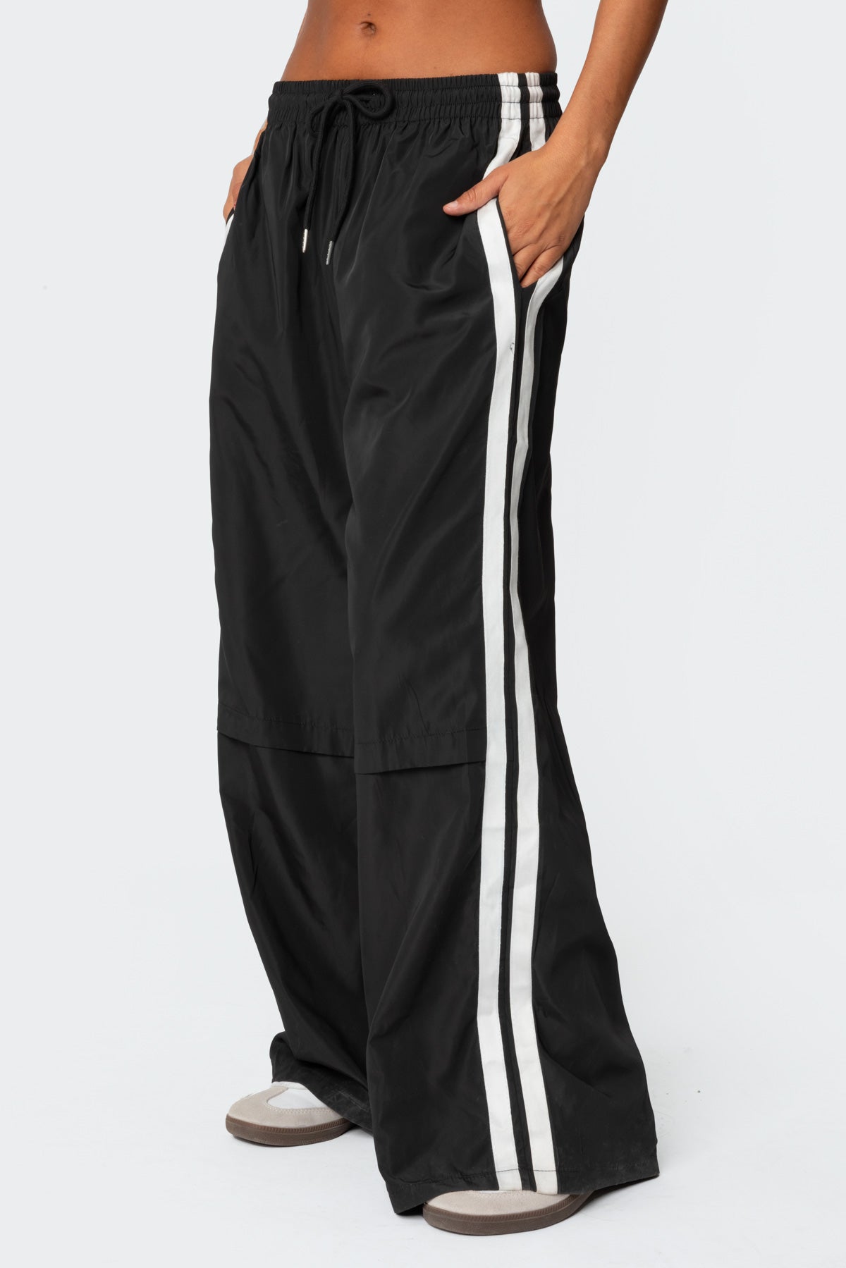 Ember | Y2K Track Pants Black
