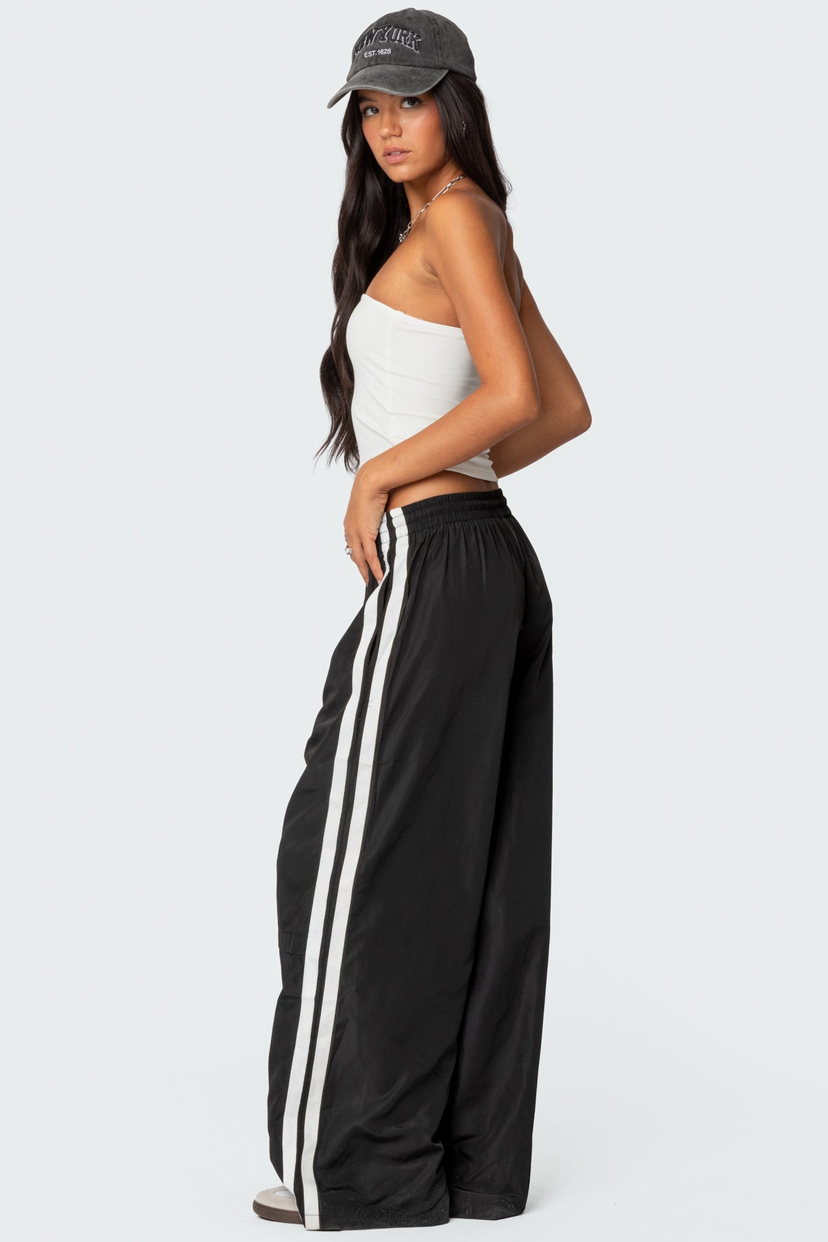 Ember | Y2K Track Pants Black