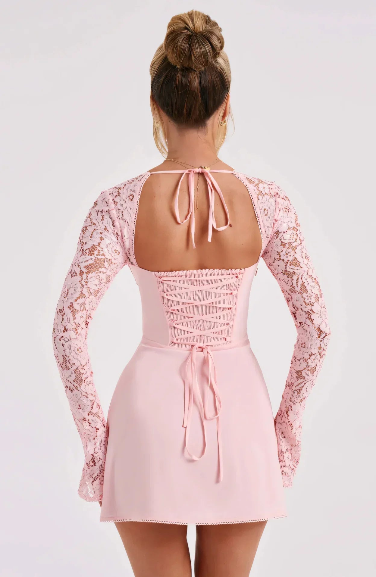 Poppy | Elegant Mini Dress Pink