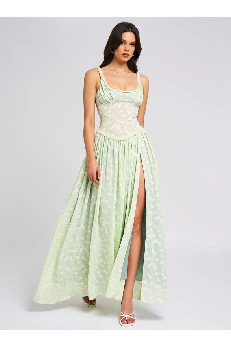 Lily | Elegant Maxi Dress Mint