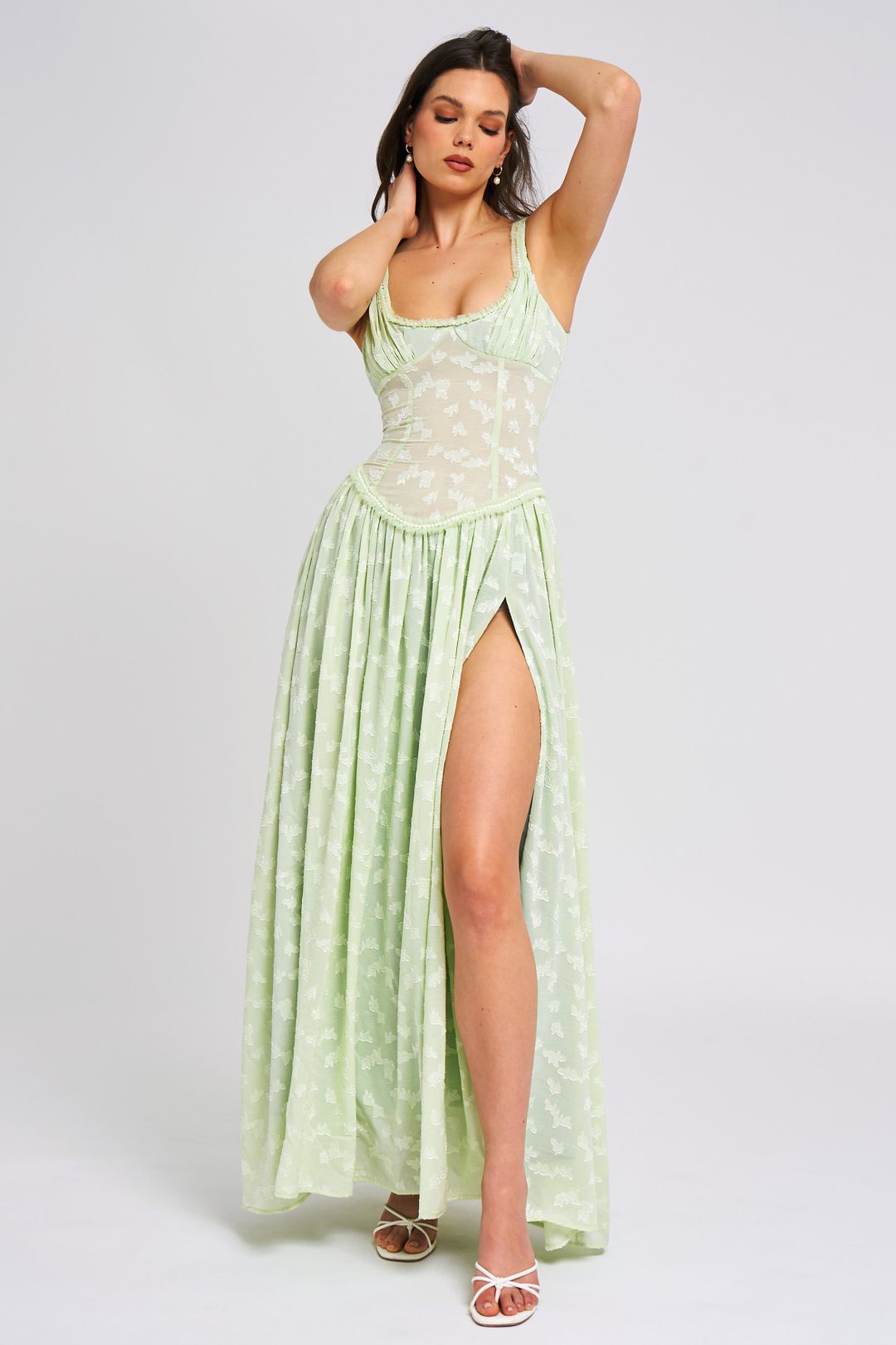 Lily | Elegant Maxi Dress Mint