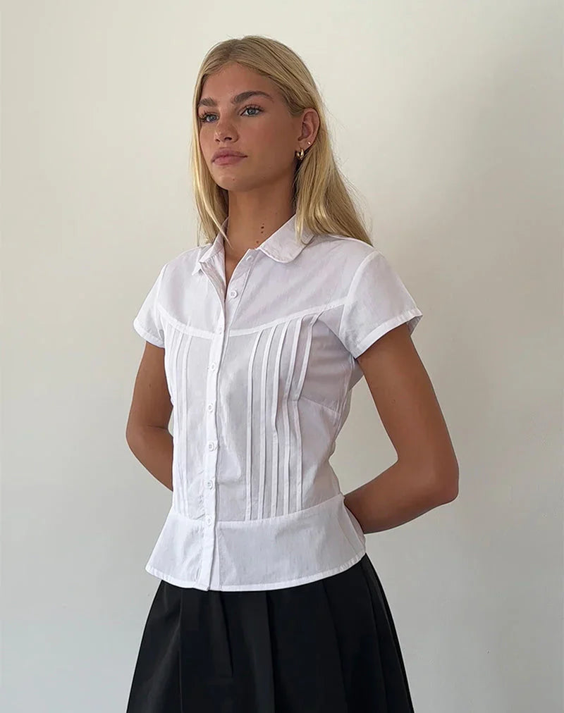 Joanne | Elegant Blouse White