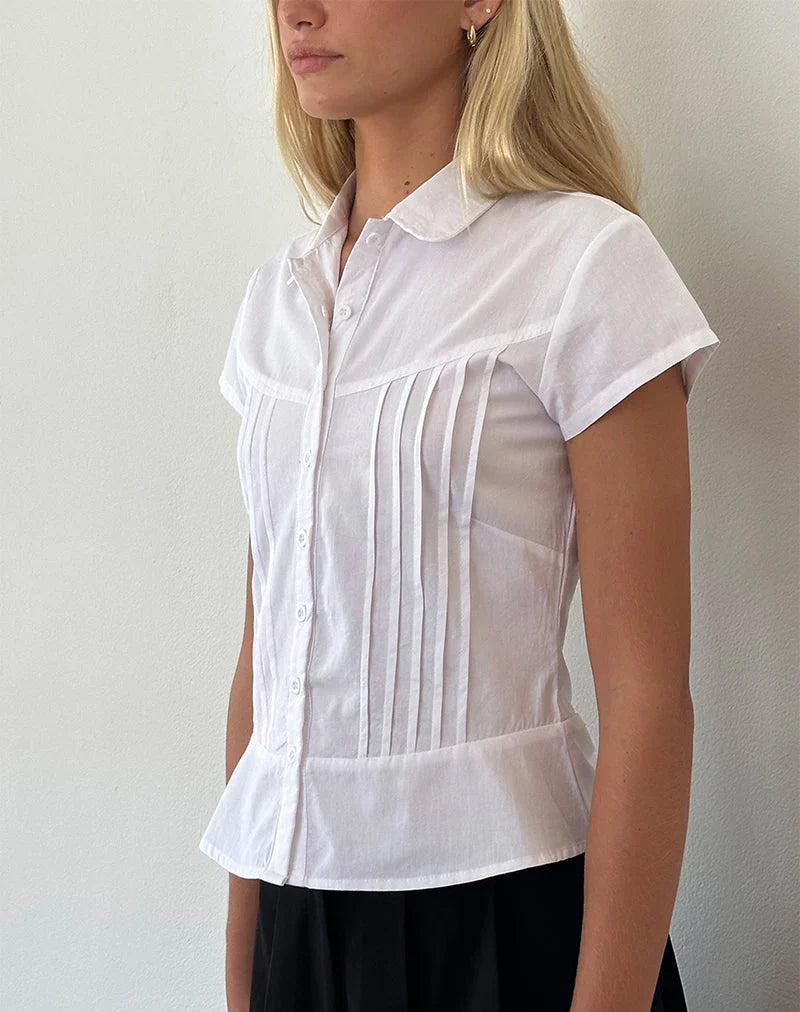 Joanne | Elegant Blouse White