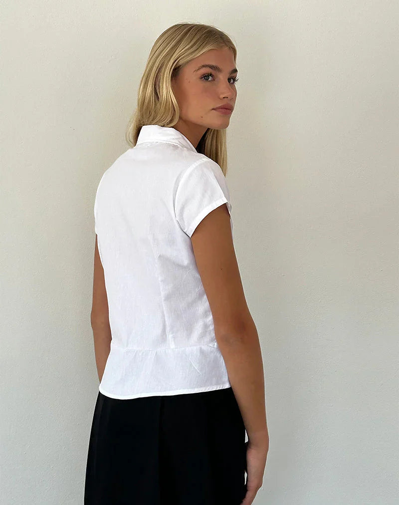 Joanne | Elegant Blouse White