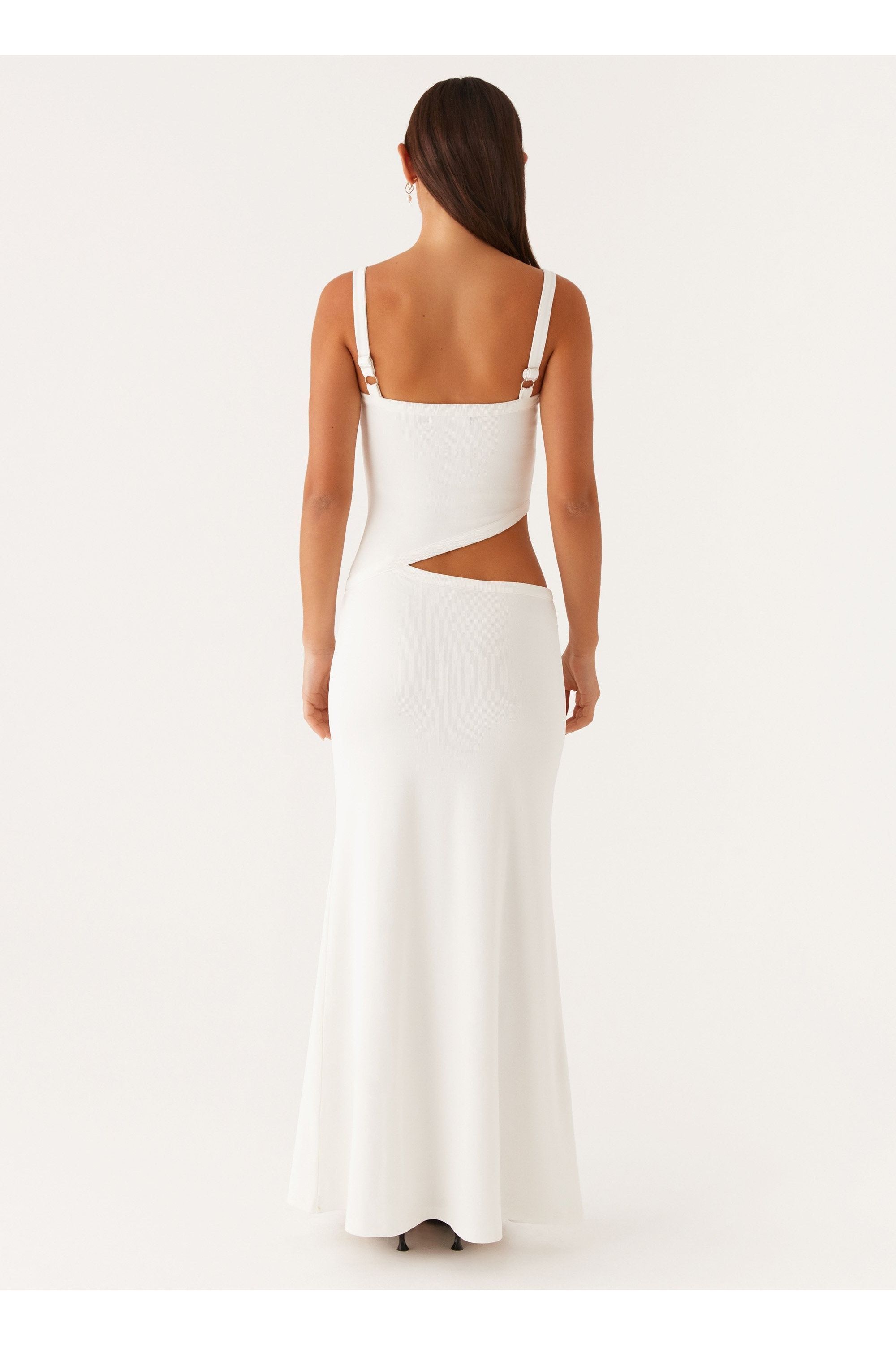 Willa | Mesh Maxi Dress White