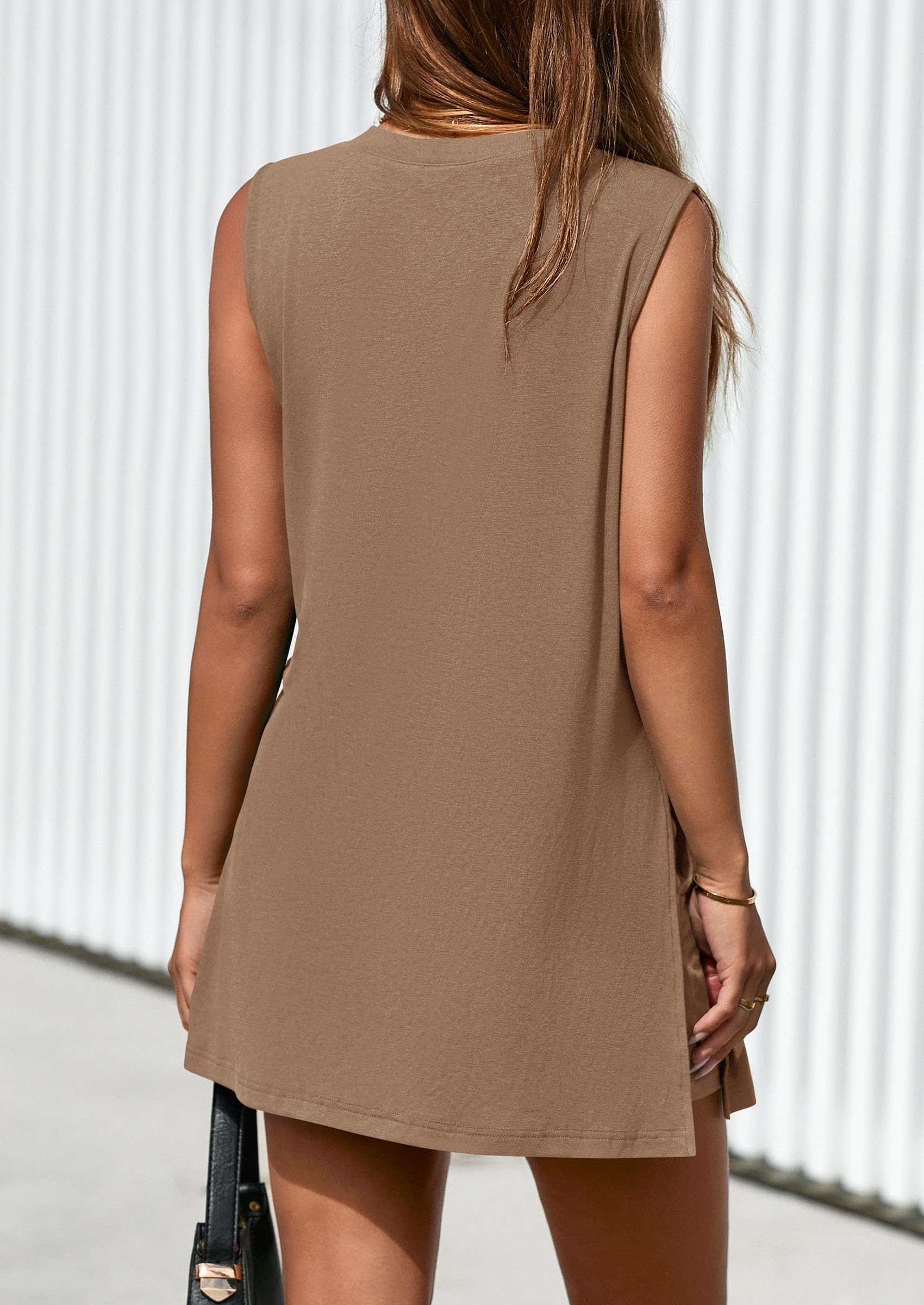 Chichi Women's Two Piece Lounge Set Summer Casual Oversized Shirts Biker Shorts Matching Airport Travel Outfit Khaki
