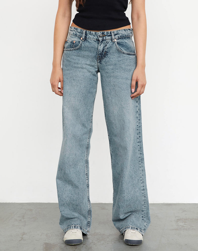 Ariella | Low Rise Jeans Vintage Blue