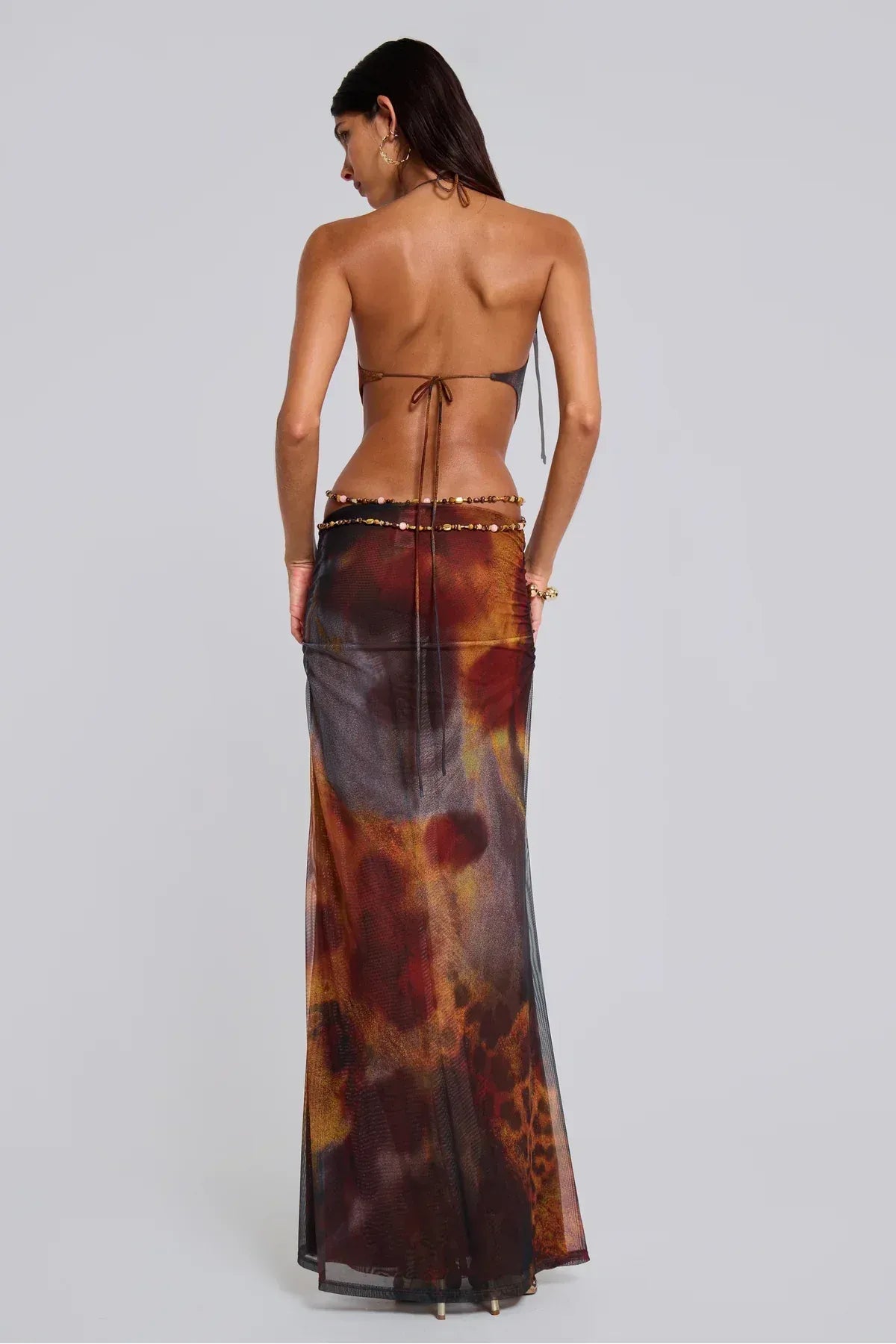 Noa | Bohemian Maxi Dress Brown