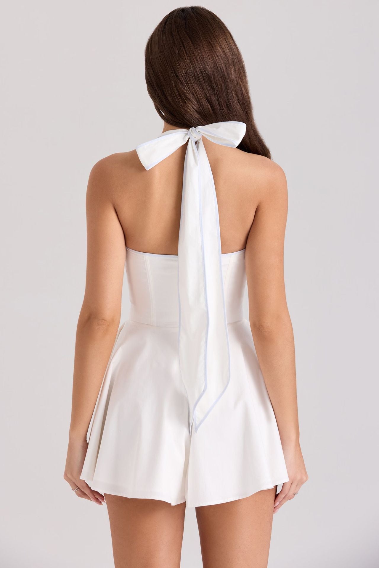 Bonnie | Elegant Mini Dress White