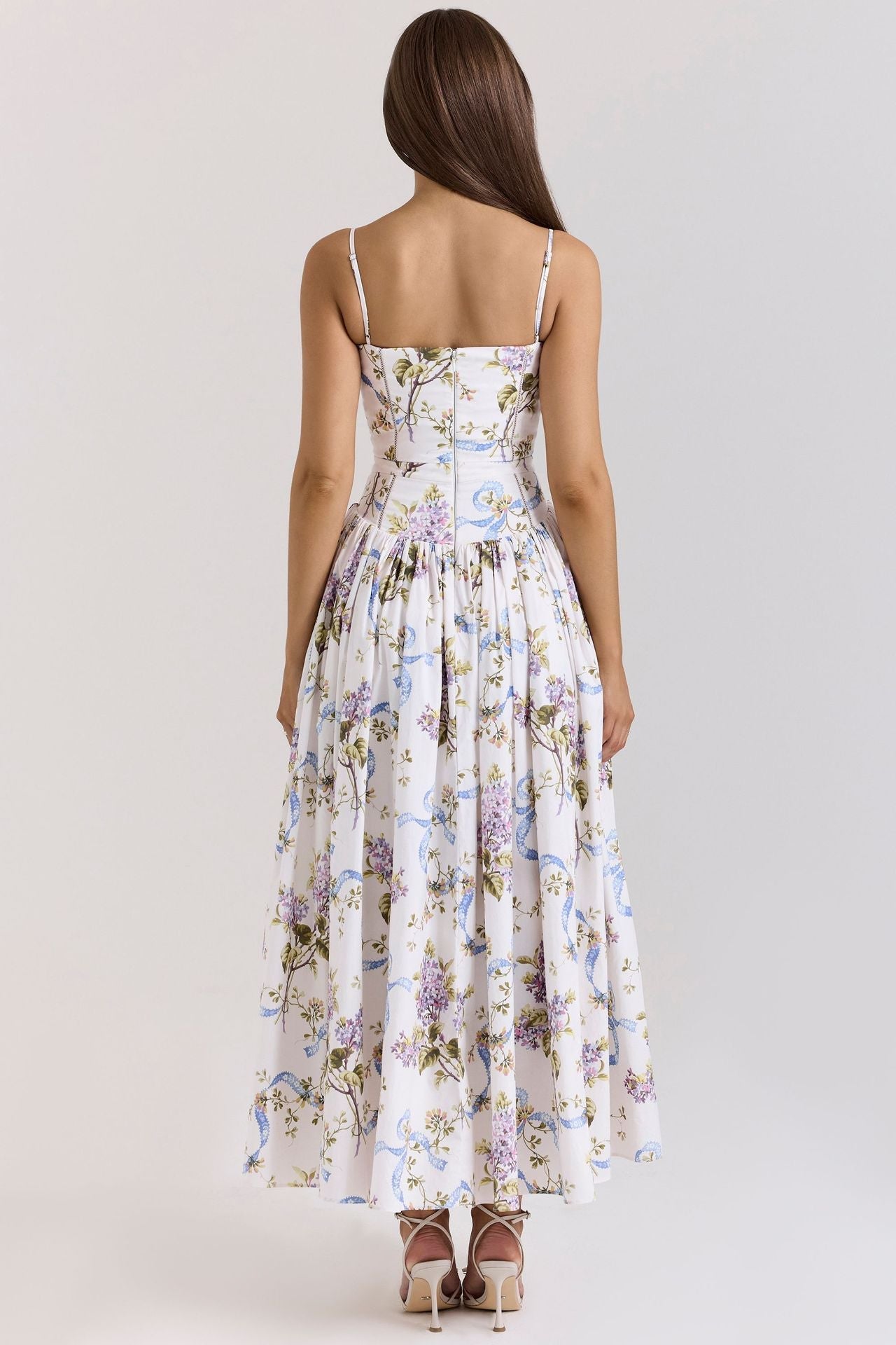 Zadie | Floral Maxi Dress White