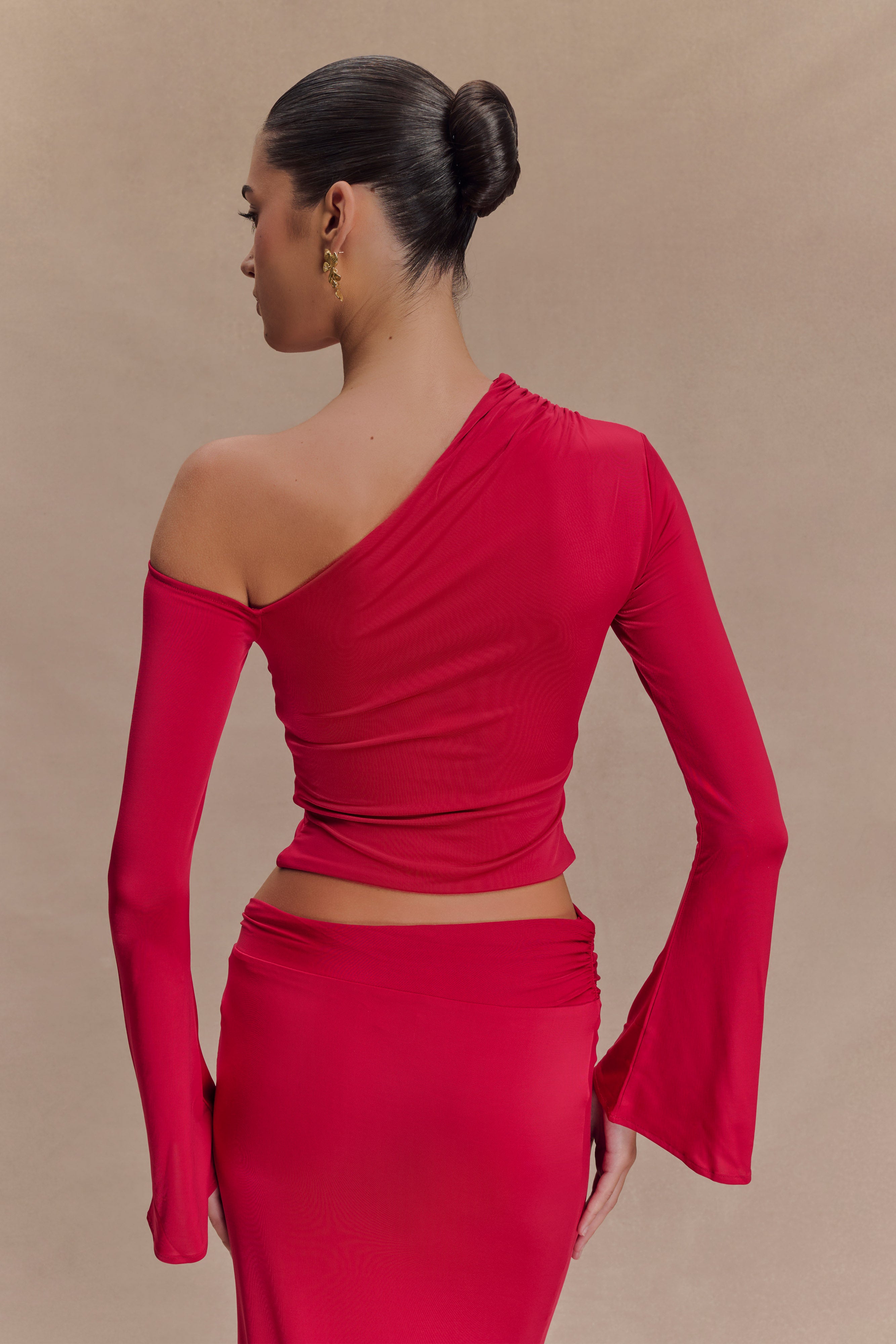 Saphina | Floral Two-Piece Set Red