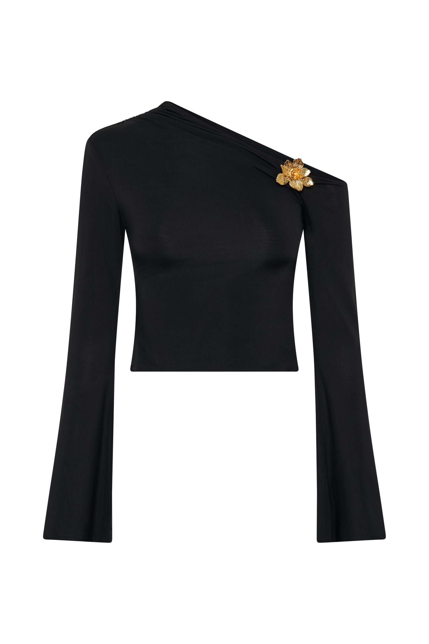 Saphina | Floral Two-Piece Set Black