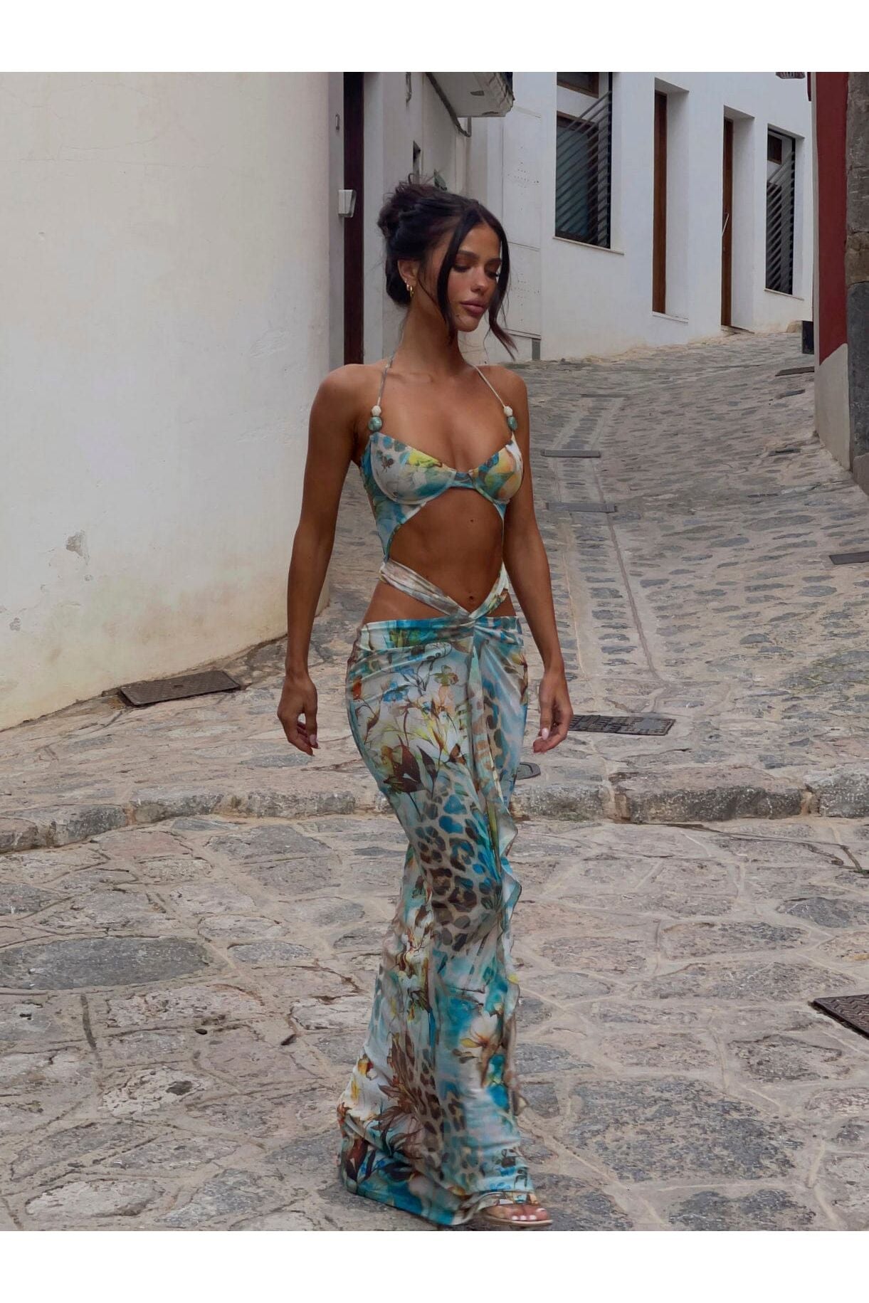 Isla | Ibiza Maxi Dress Light Blue