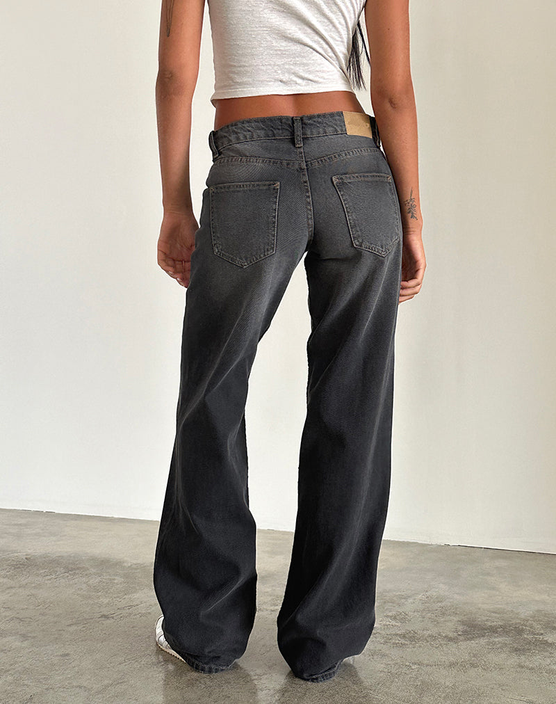 Ariella | Low Rise Jeans Bleach Grey