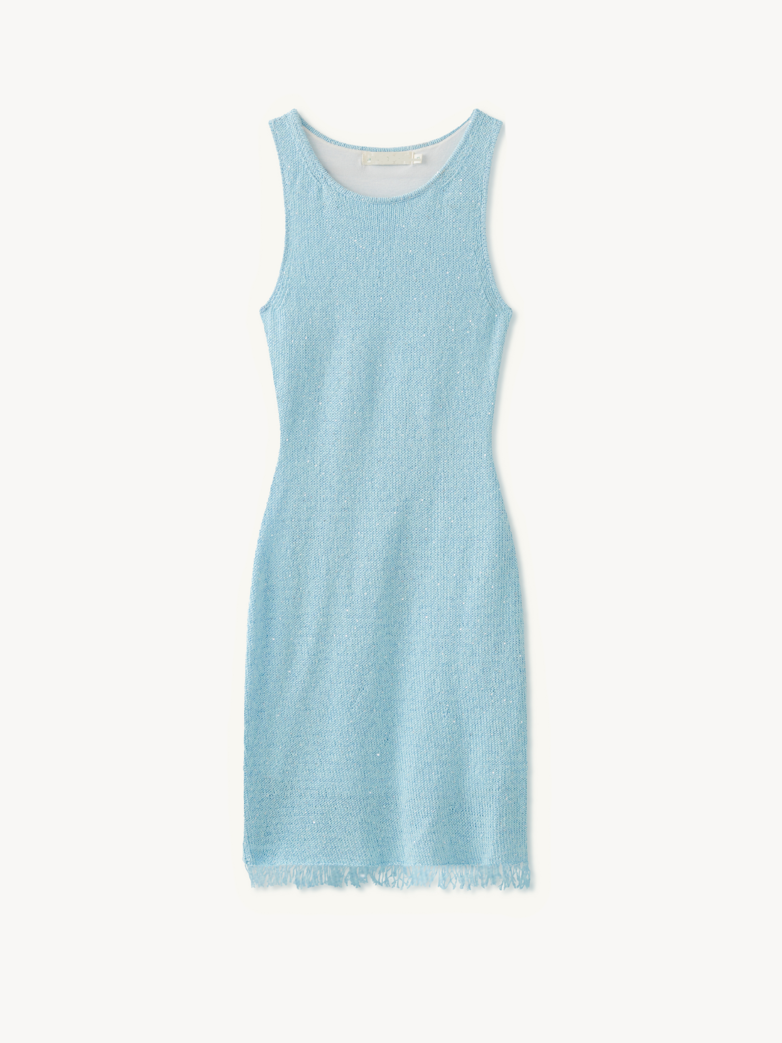 Nellie | Knit Mini Dress Light Blue