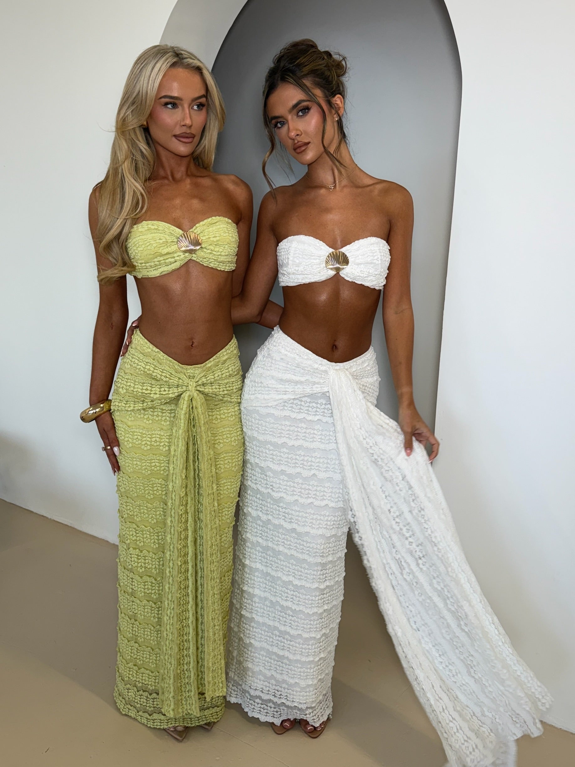Daisy | Seashell Two-Piece Set Light Green