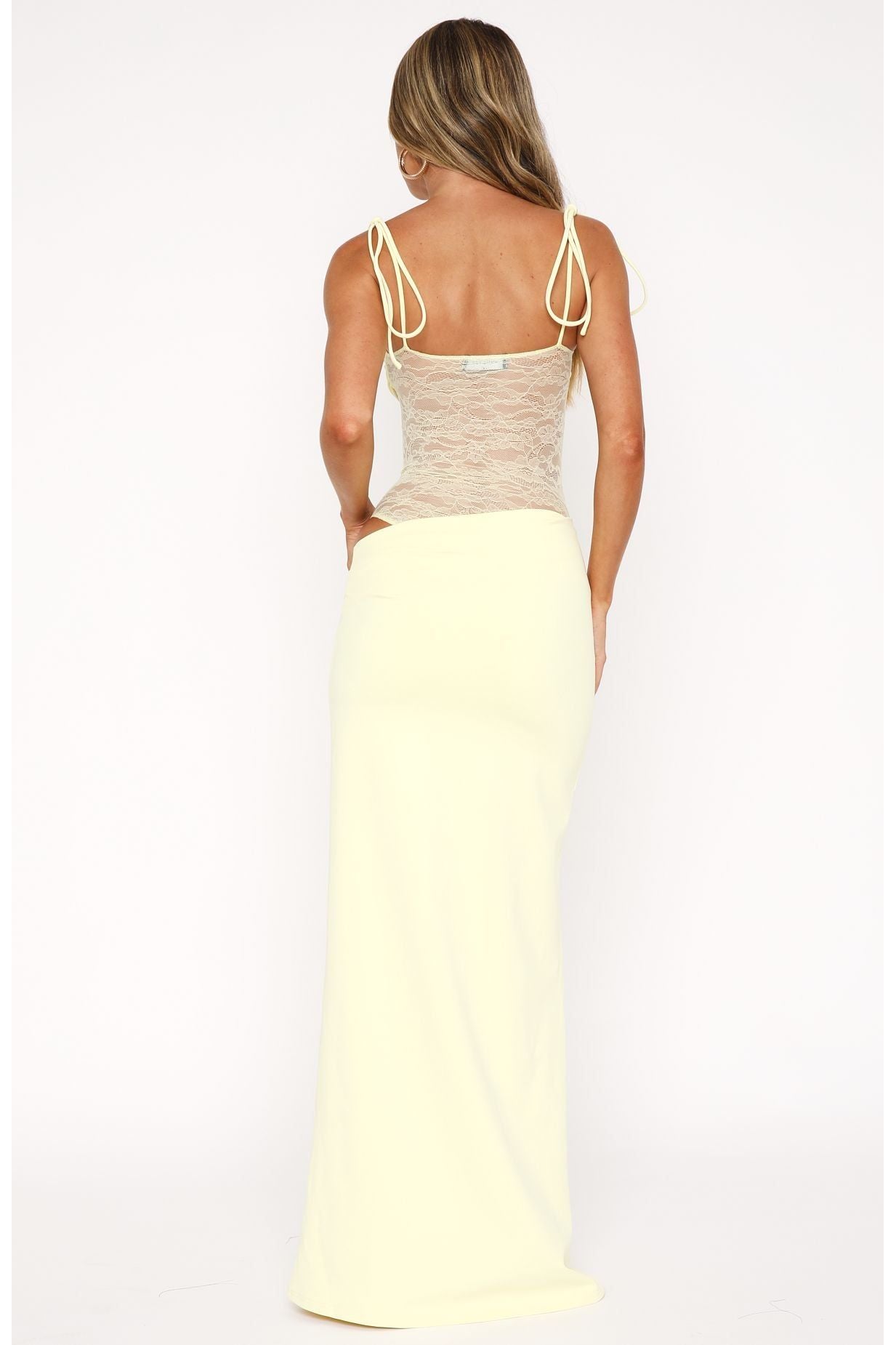Sabrina | Elegant Maxi Dress Yellow