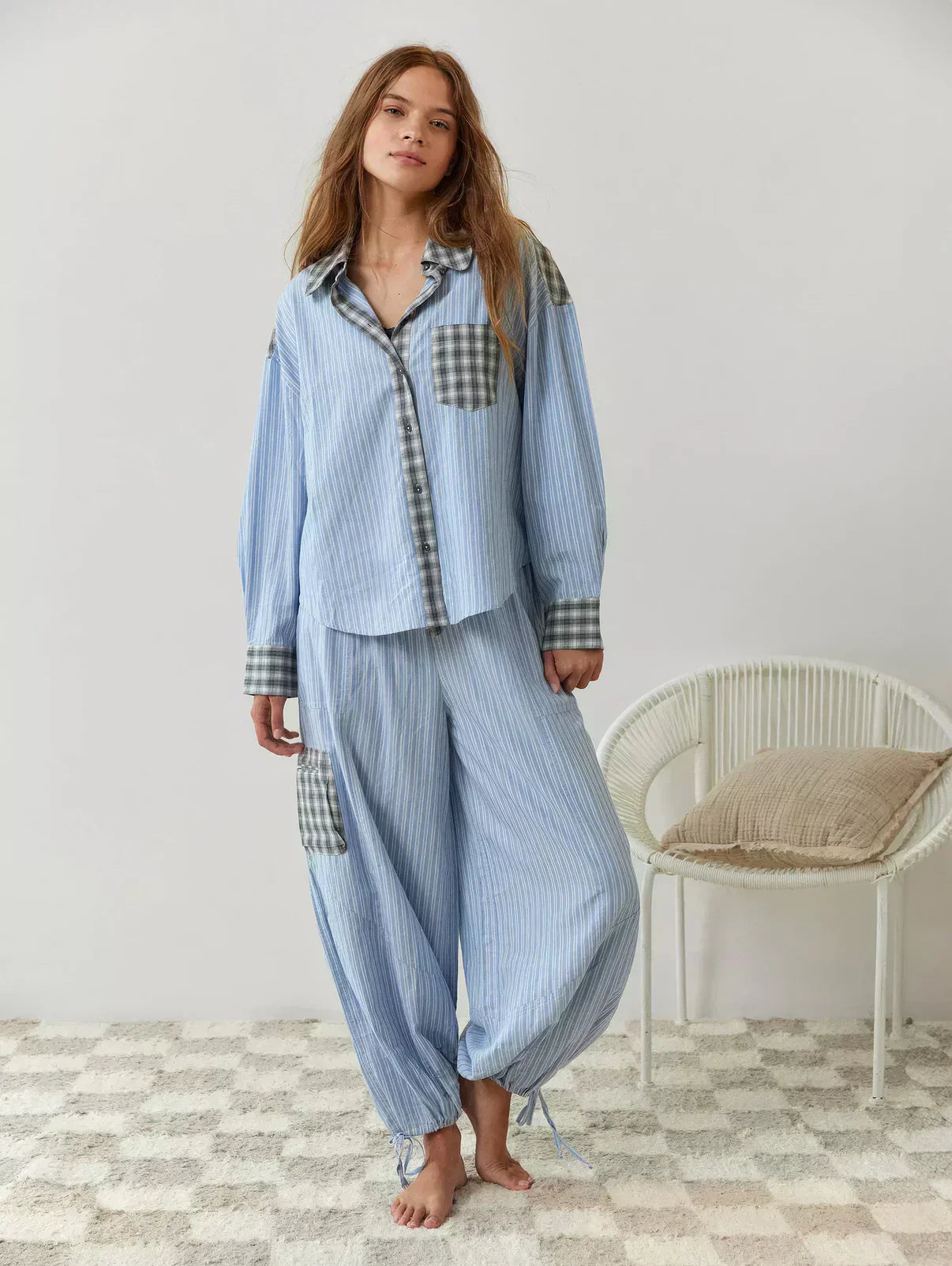 Gina | Comfy Pyjama Set Light Blue