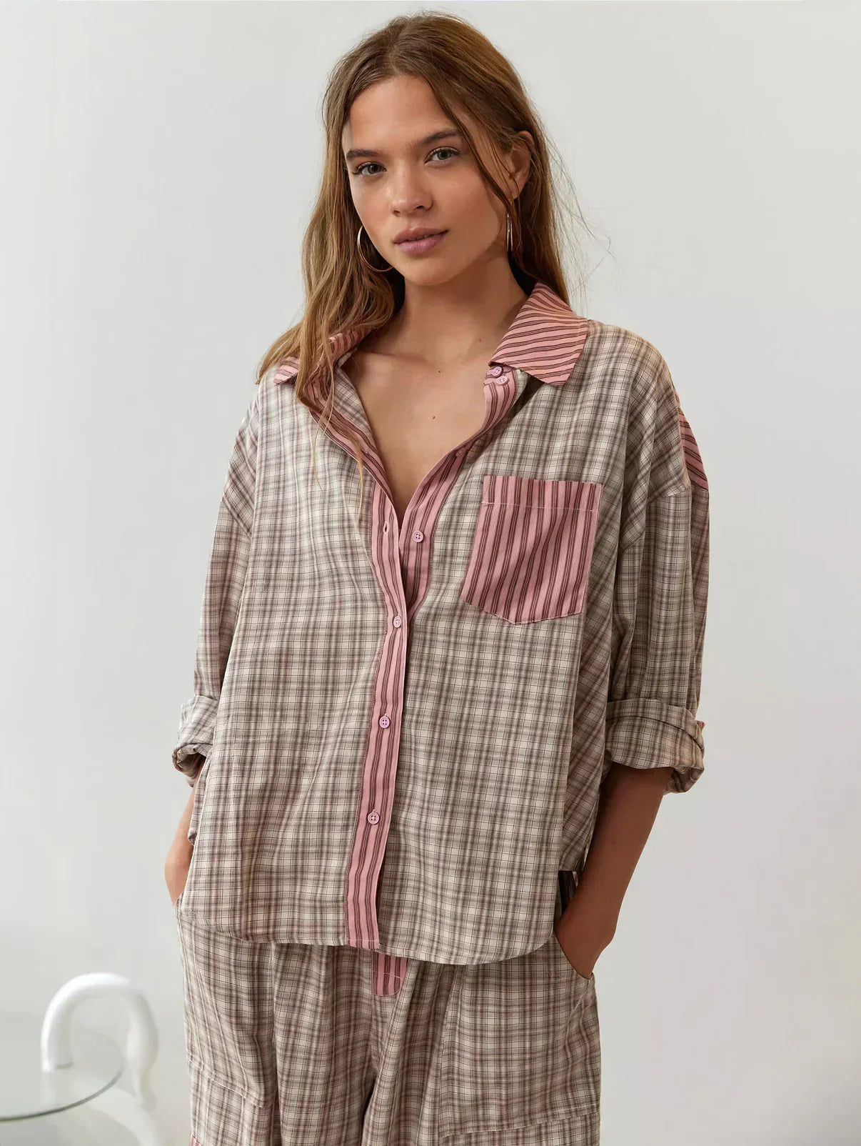 Gina | Comfy Pyjama Set Brown