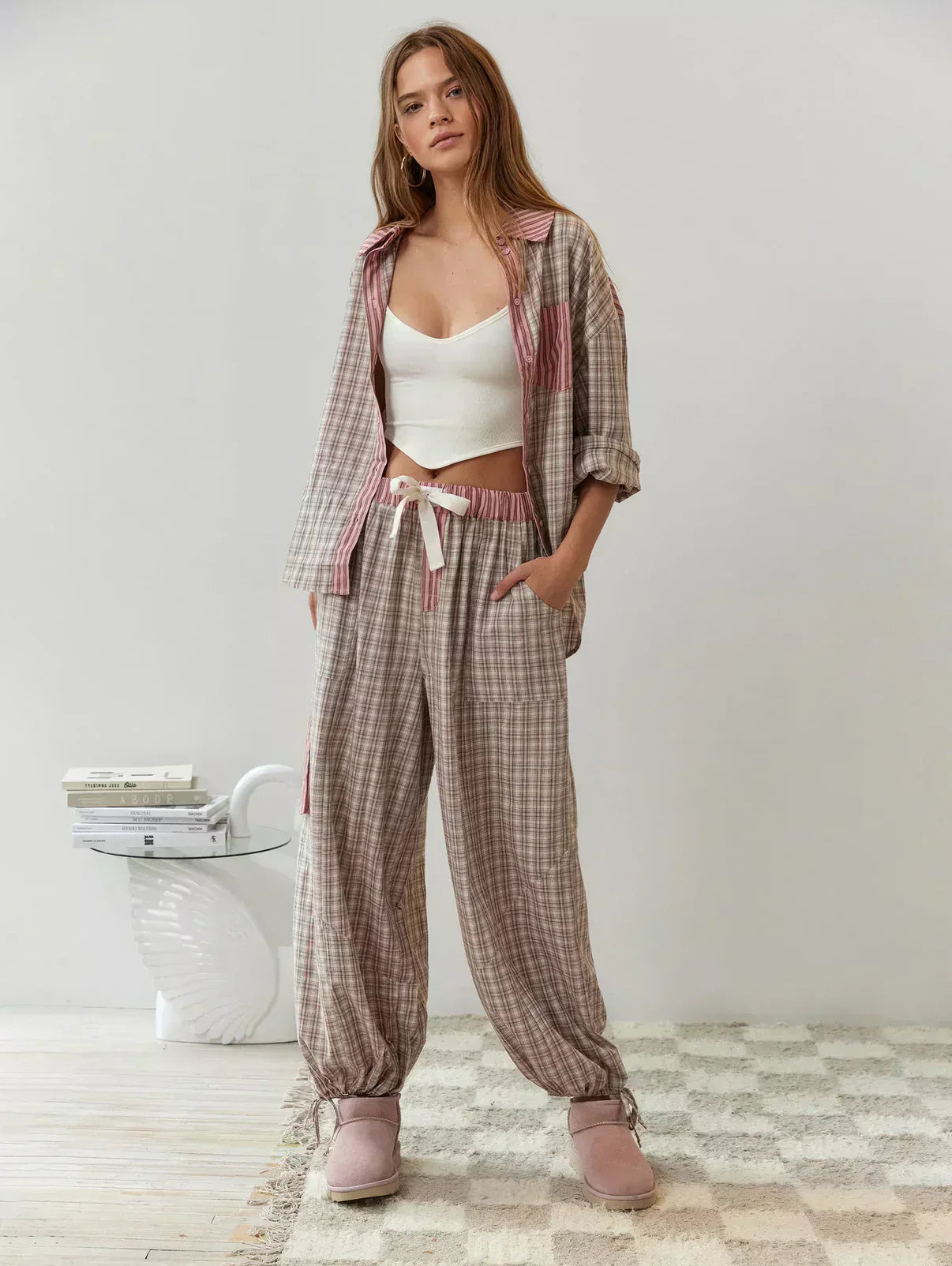 Gina | Comfy Pyjama Set Brown