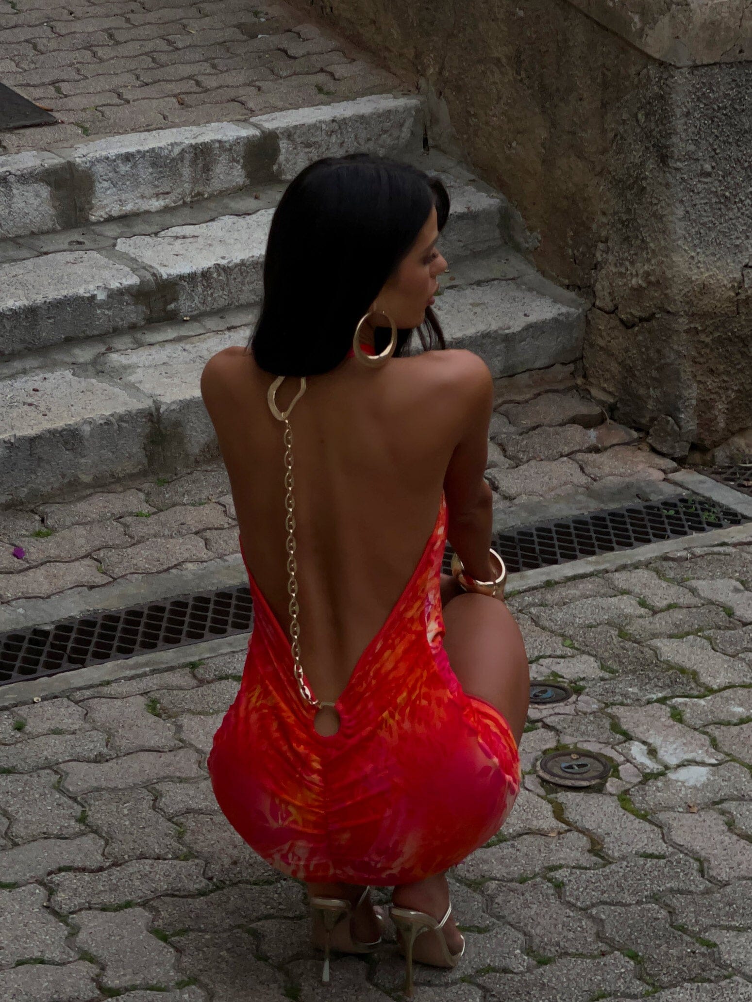 Hollista | Ibiza Mini Dress Red