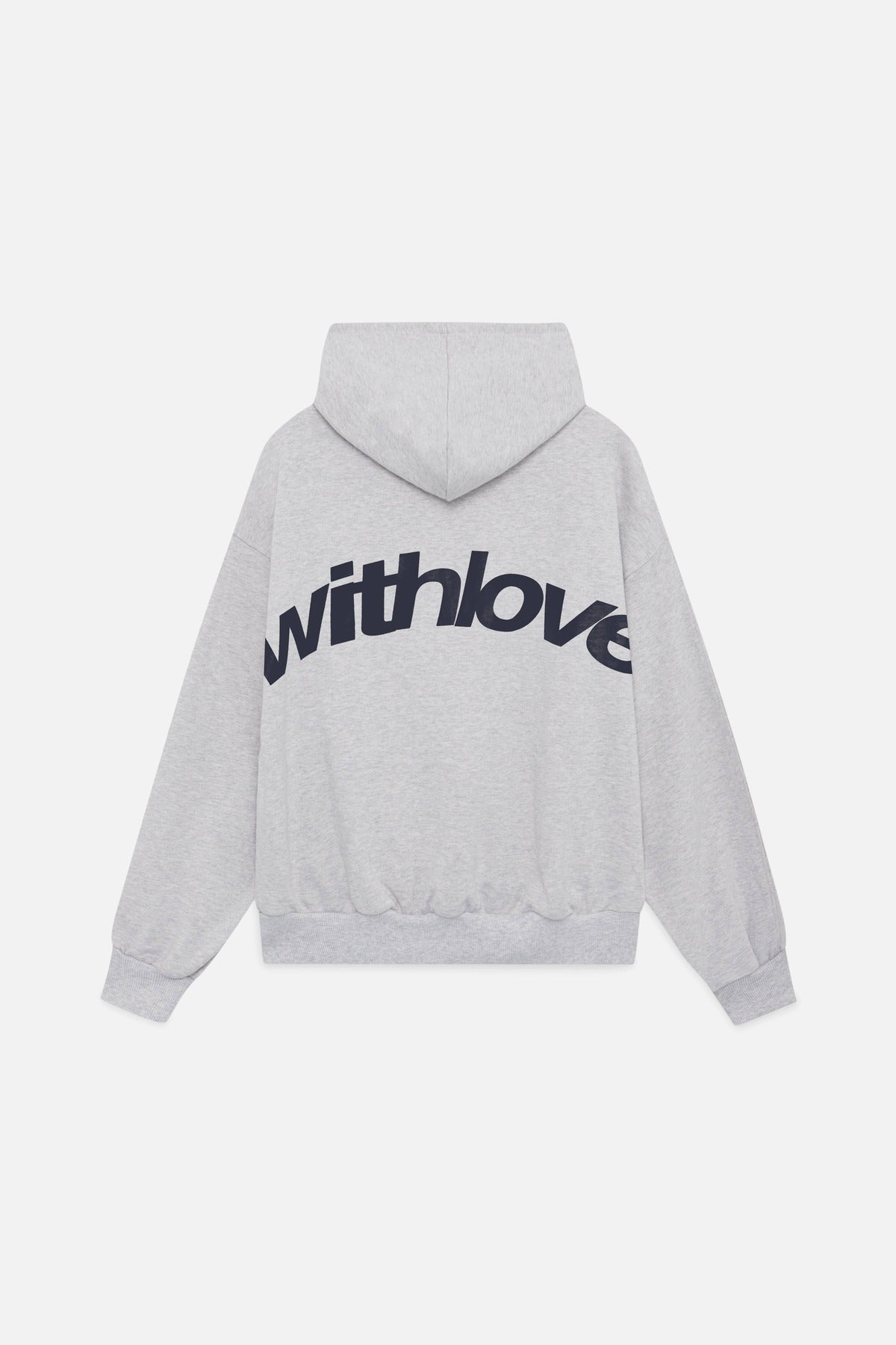 Amber | WIth Love Hoodie Light Grey