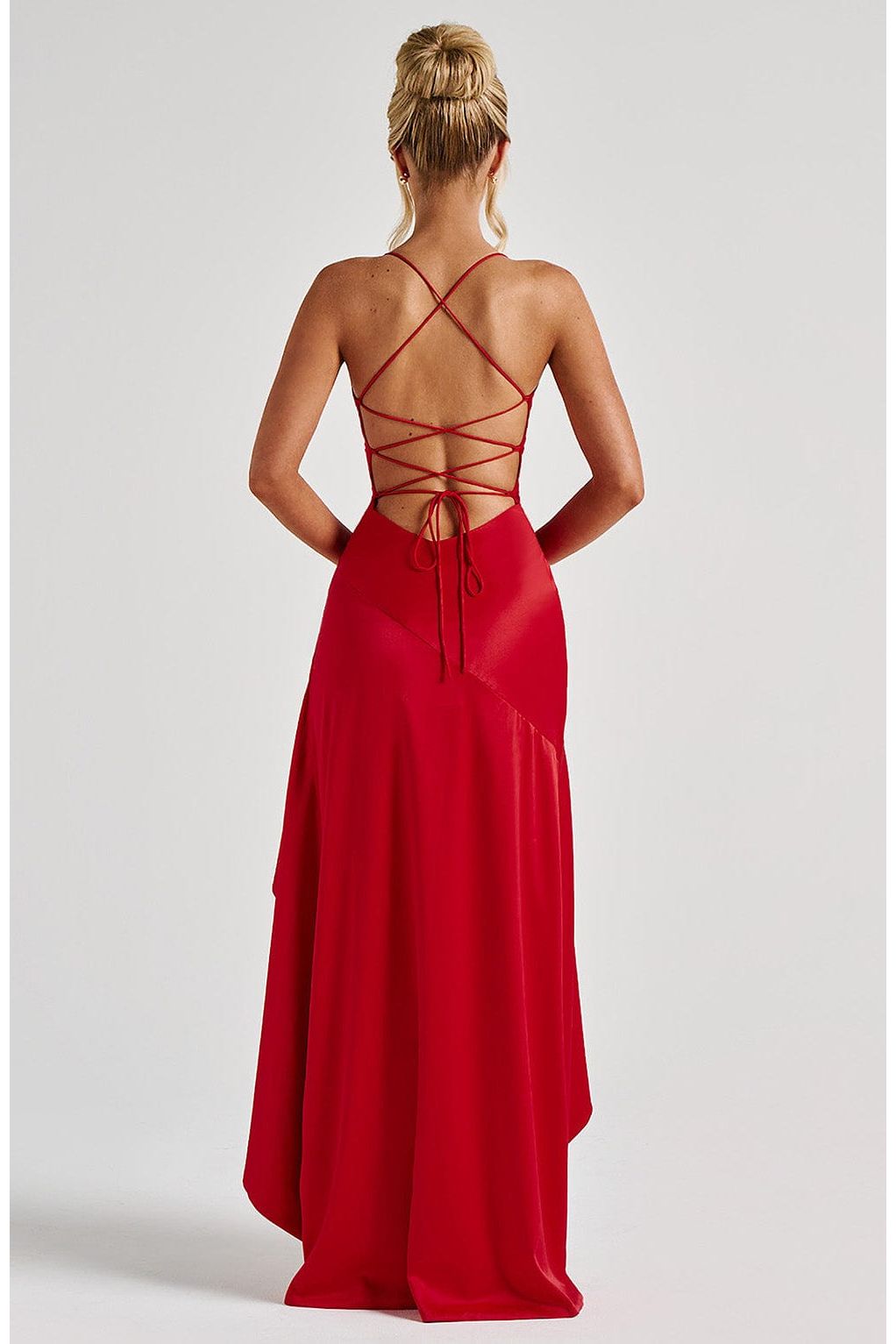 Esme | Elegant Maxi Dress Red