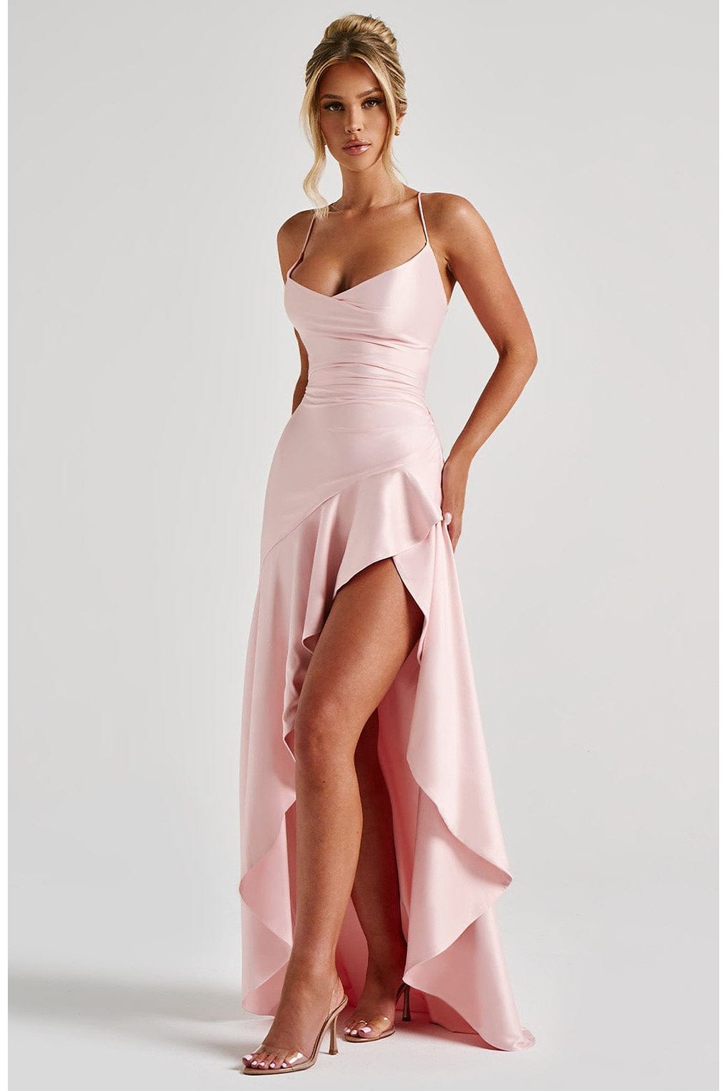 Esme | Elegant Maxi Dress Pink