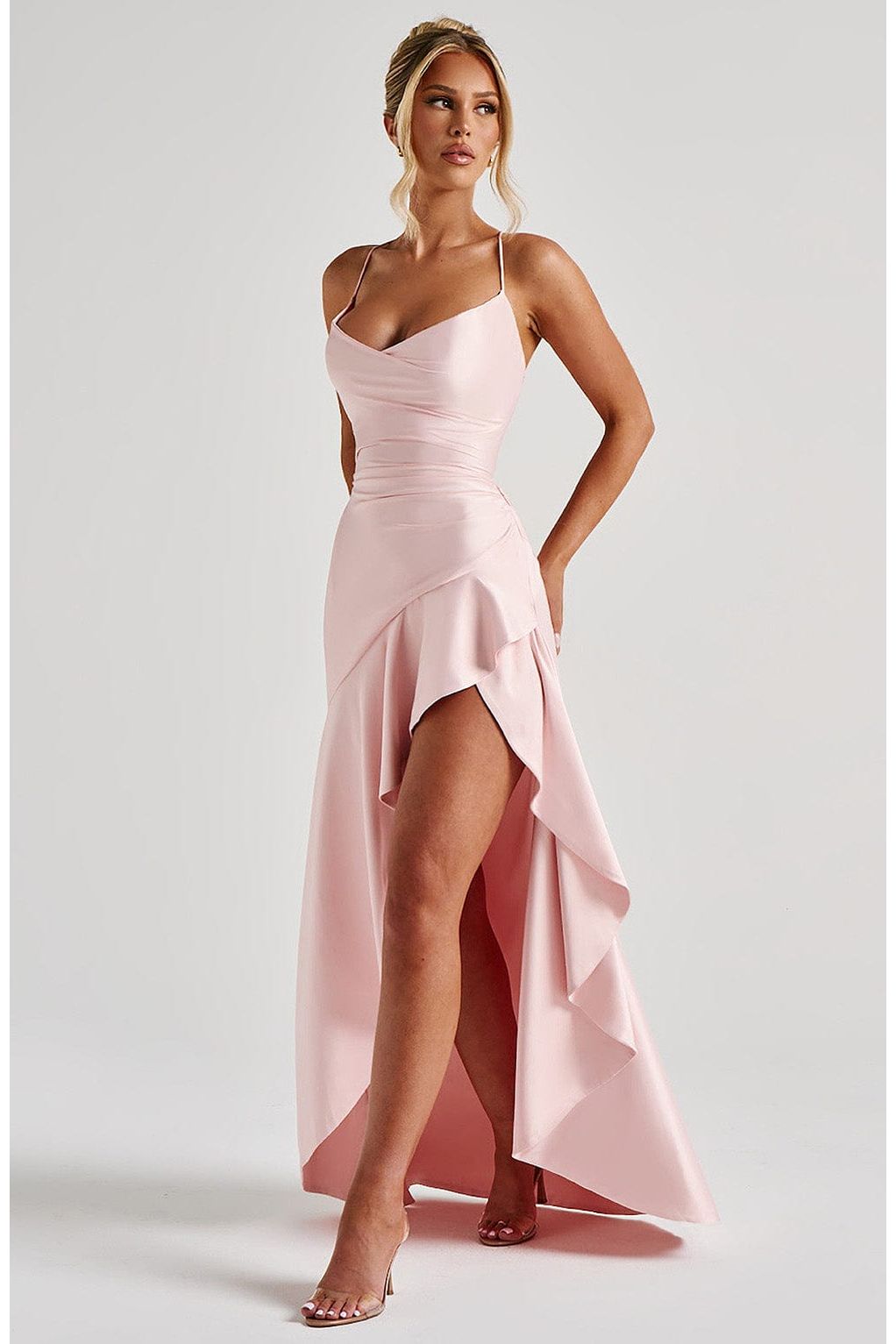 Esme | Elegant Maxi Dress Pink