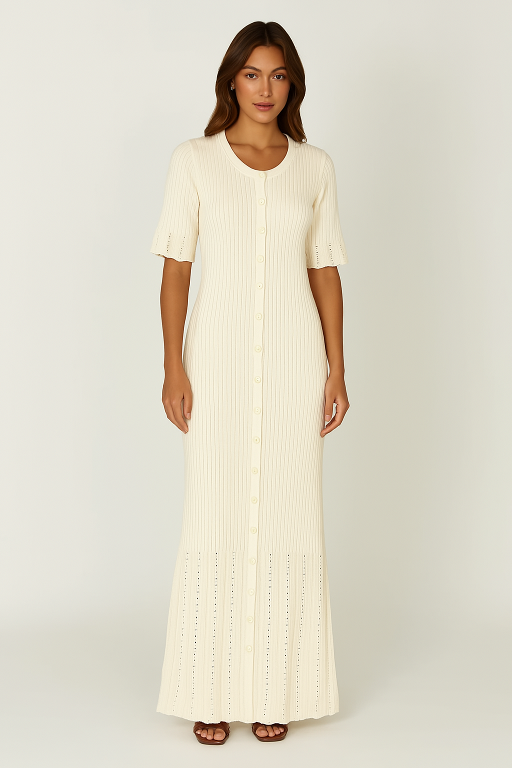 Marlowe | Elegant Maxi Dress Creamy White