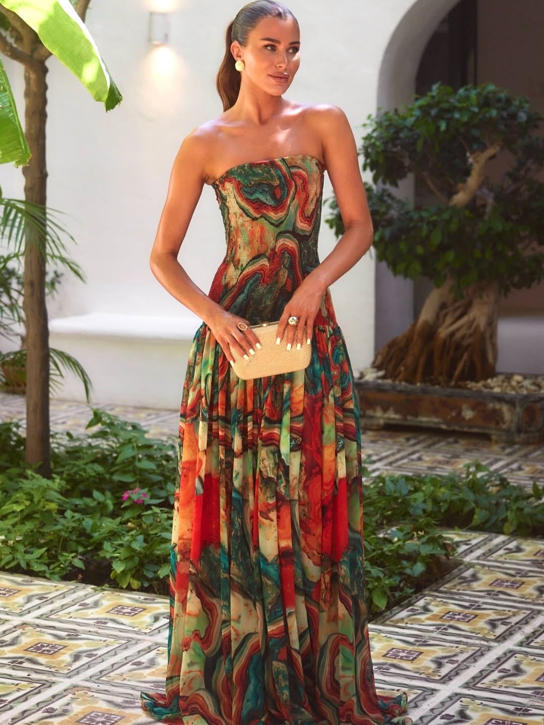 Solara | Multicolor Maxi Dress Multicolor
