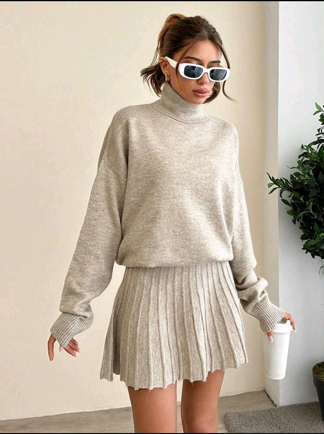 Emily | Autumn Cozy Set Beige