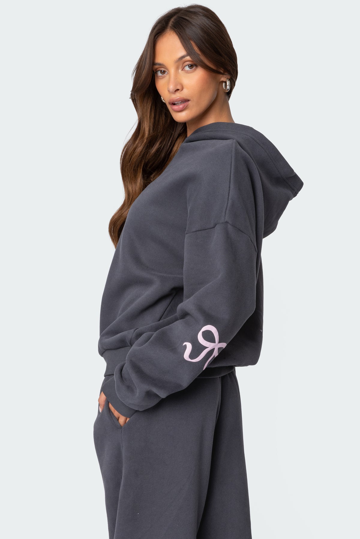 Kaori | Bow Cozy Set Grey