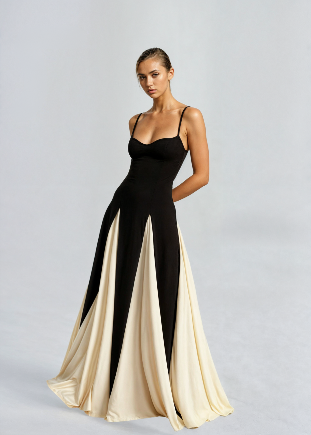 Matilda | Elegant Midi Dress Black