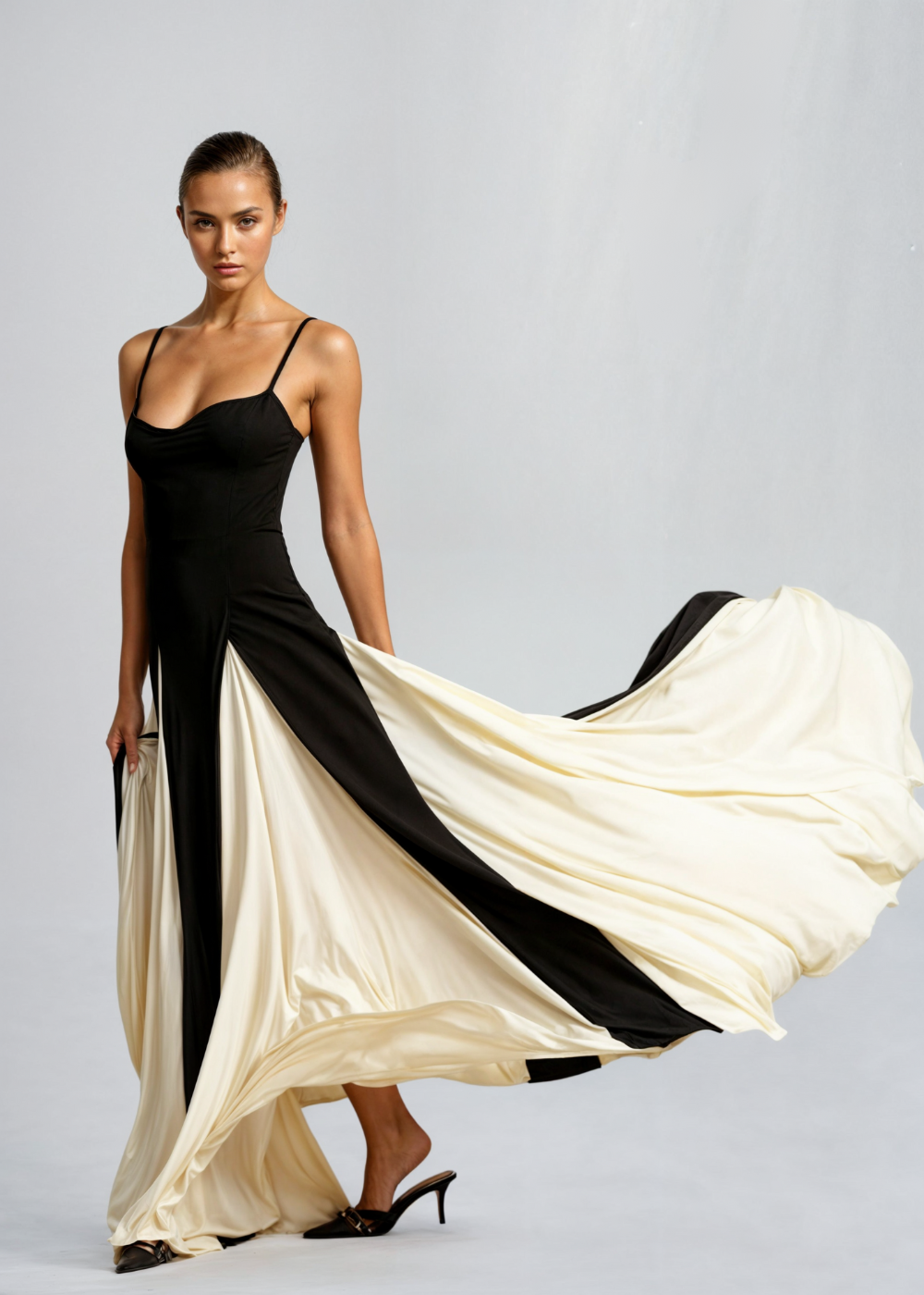 Matilda | Elegant Midi Dress Black