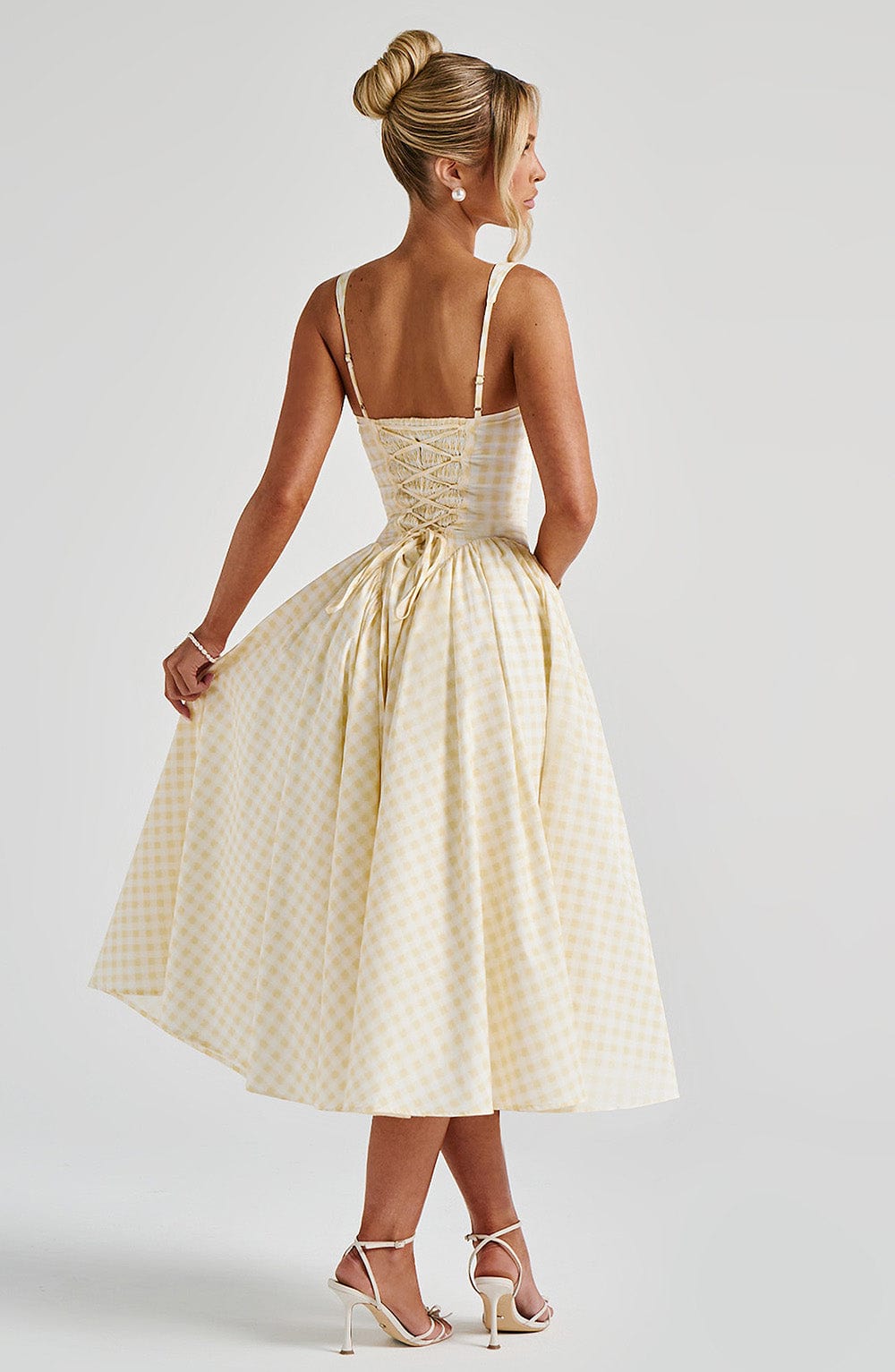 Remi | Elegant Midi Dress Yellow