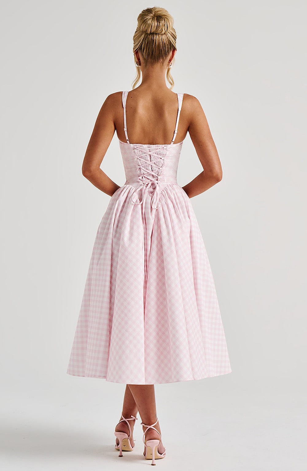Remi | Elegant Midi Dress Pink