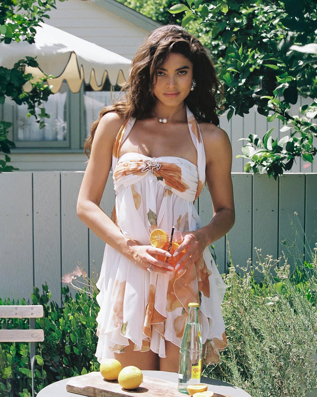 Amelia | Floral Mini Dress White Floral