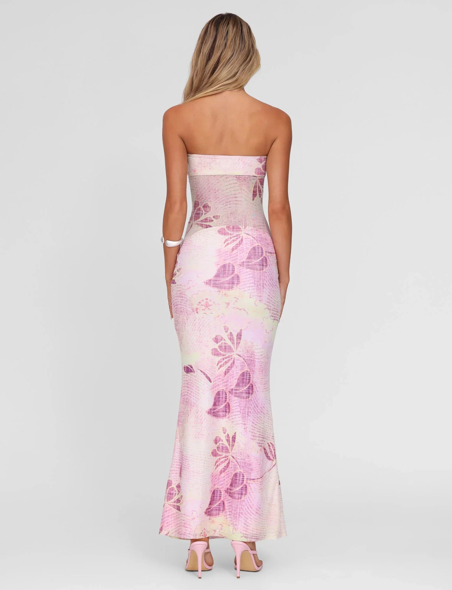 Lesia | Floral Maxi Dress Light Purple