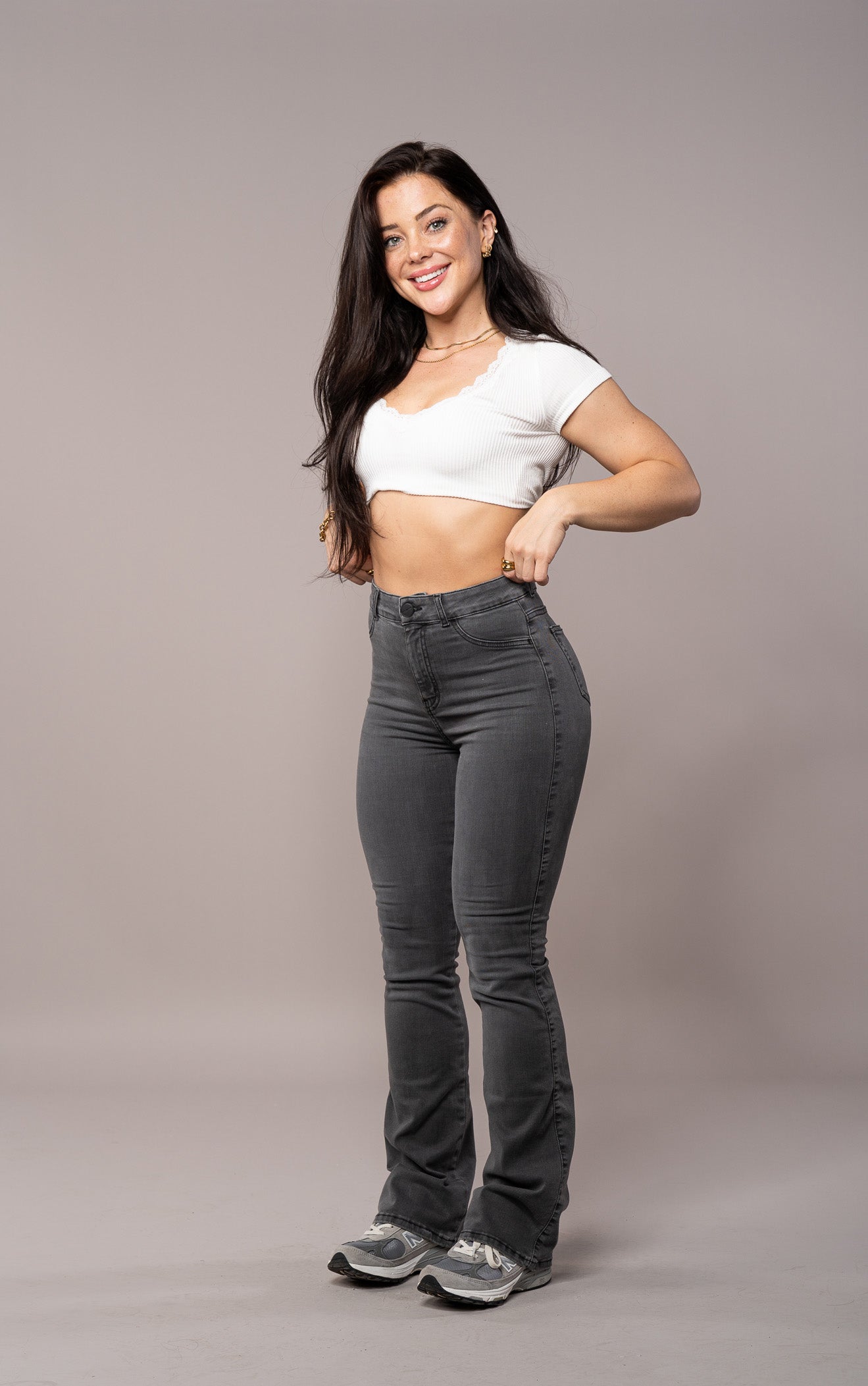 Phaedra | Curve Love Jeans Dark Grey